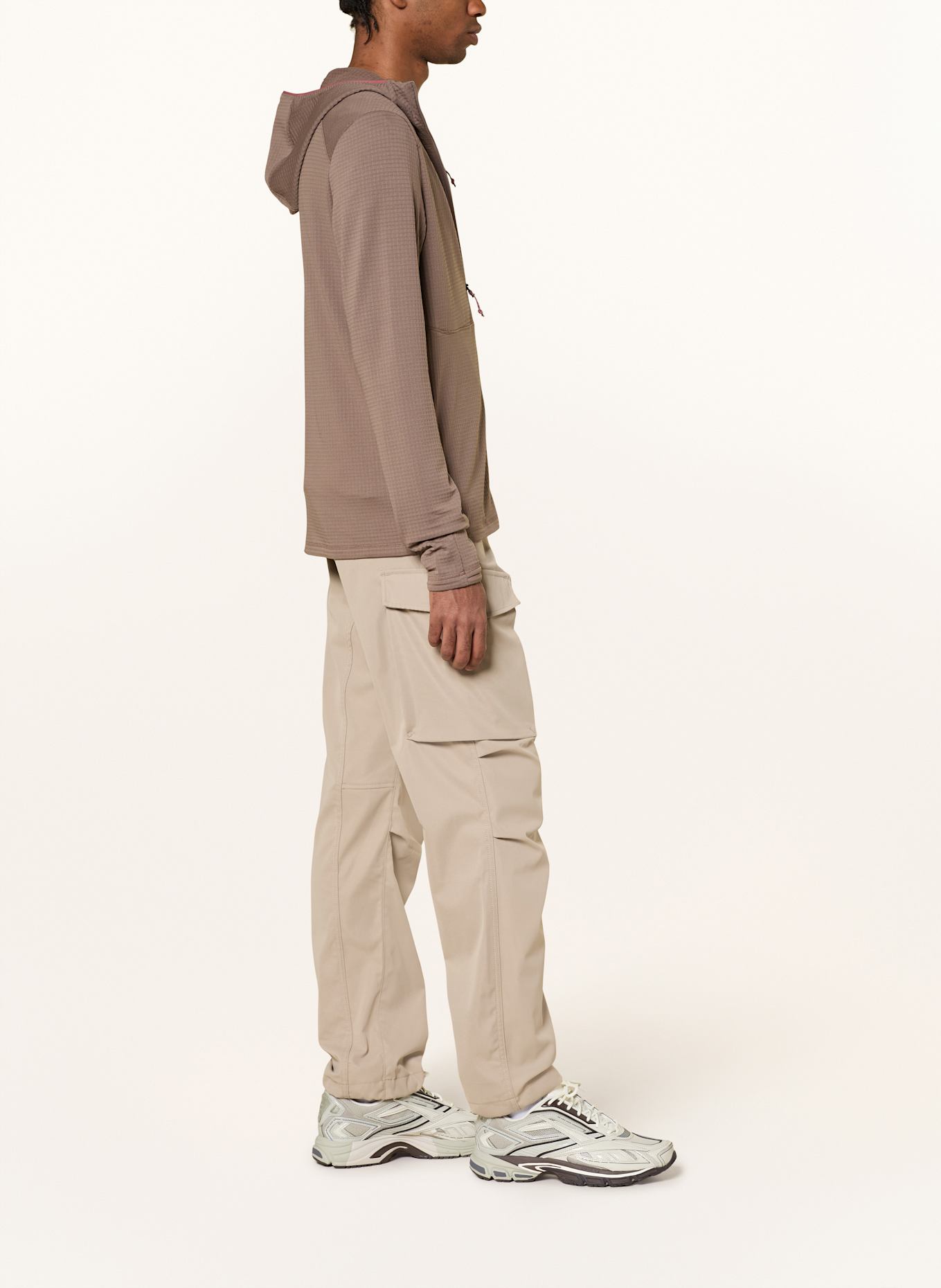 Peak Performance Fleecová bunda TRAIL POLARTEC®: HNĚDÁ