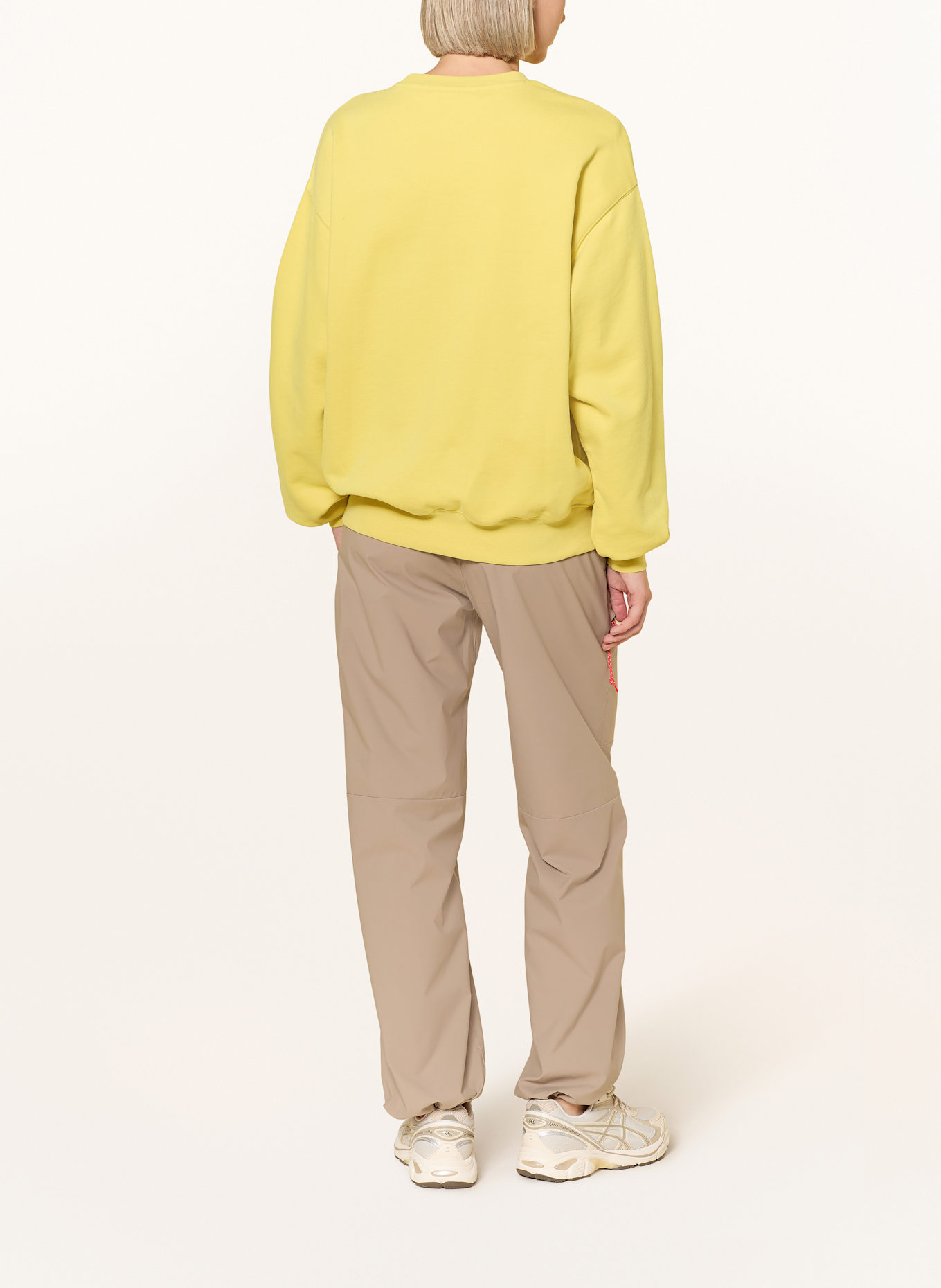 Peak Performance Bluza nierozpinana TERRY GRAPHIC CREW: ŻÓŁTY