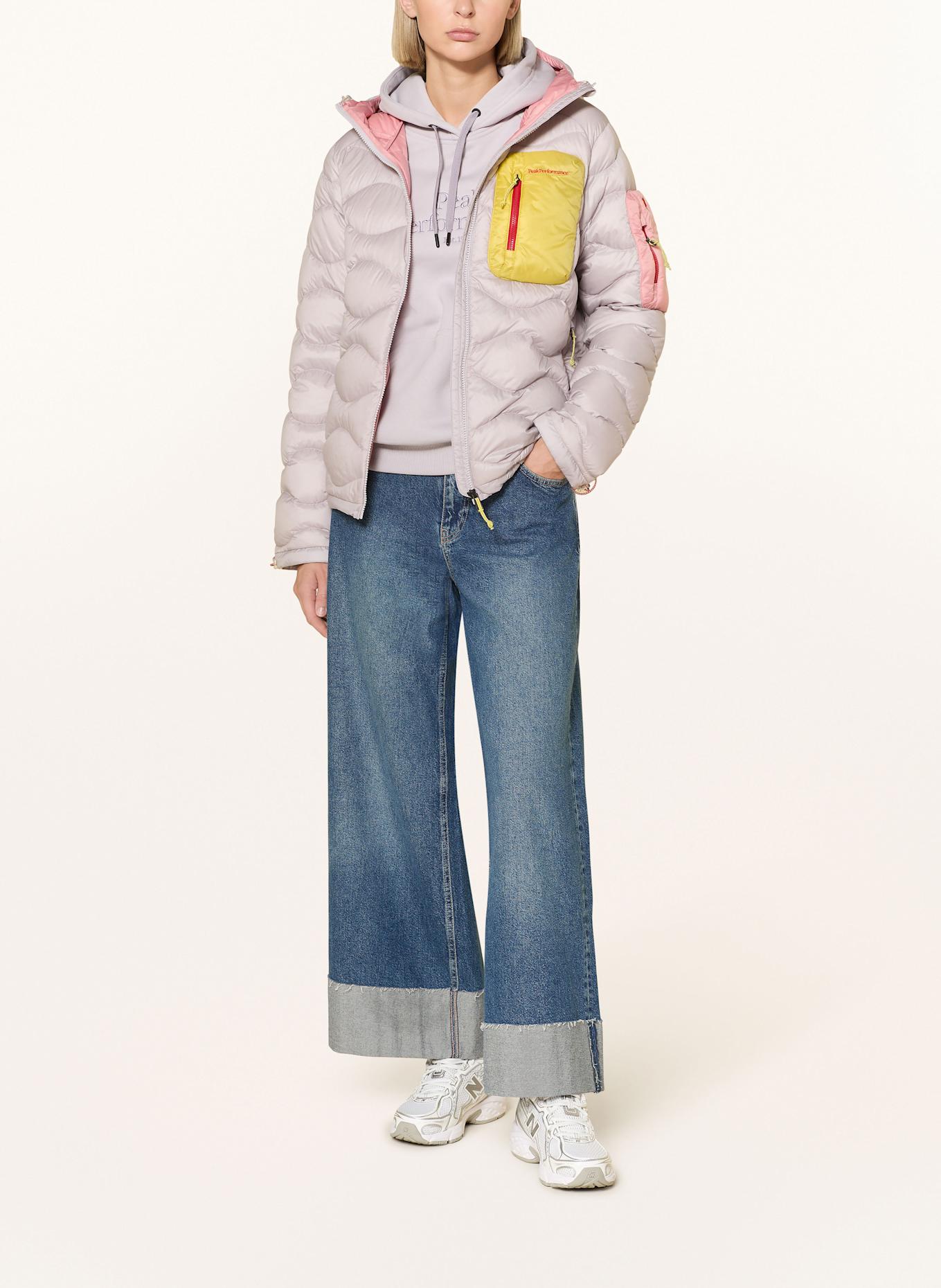 Peak Performance Péřová bunda HELIUM UTILITY: SVĚTLE FIALOVÁ