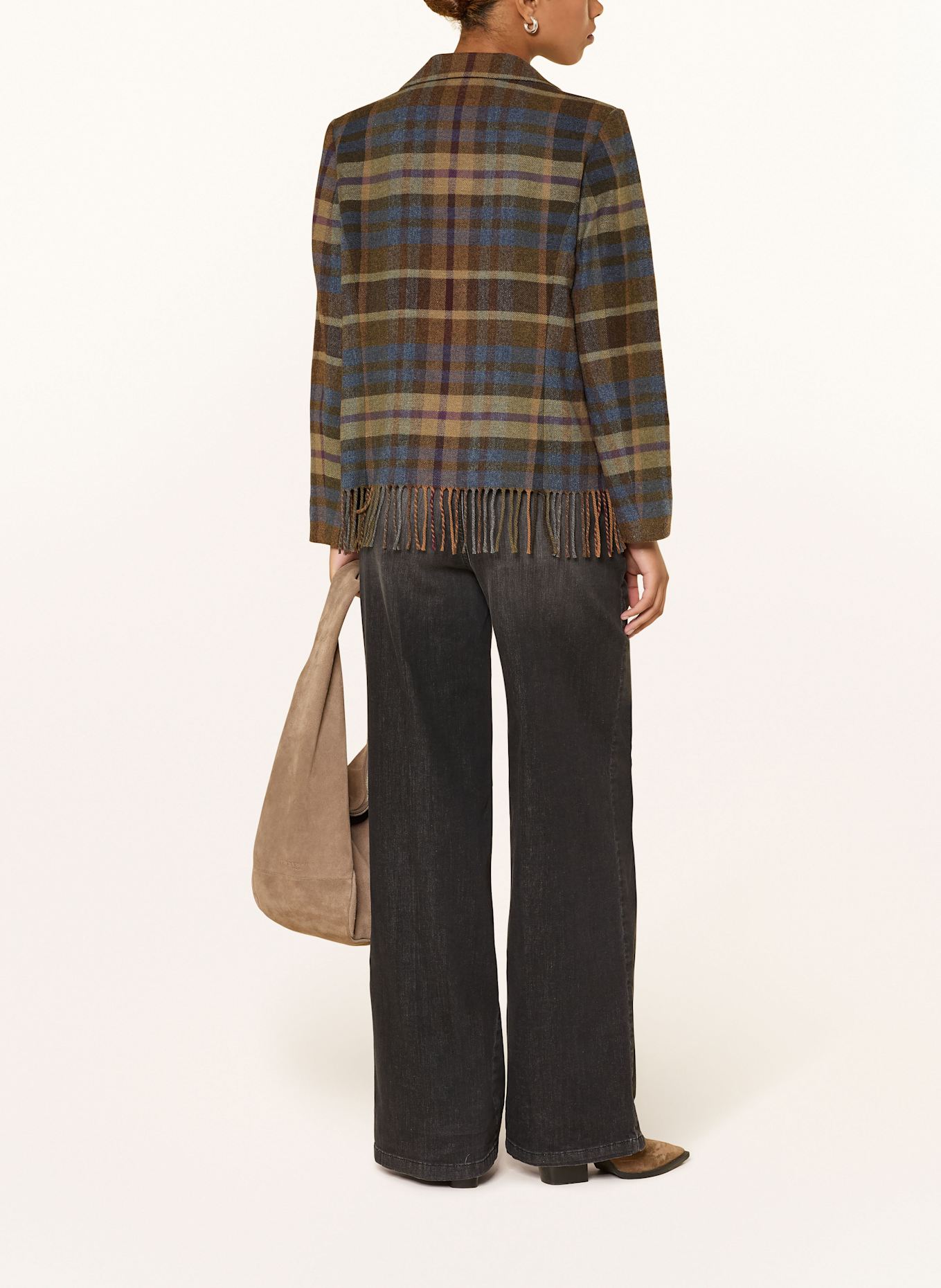 MORE Caban kabát: HNĚDÁ / ZELENÁ / PETROLEJOVÁ