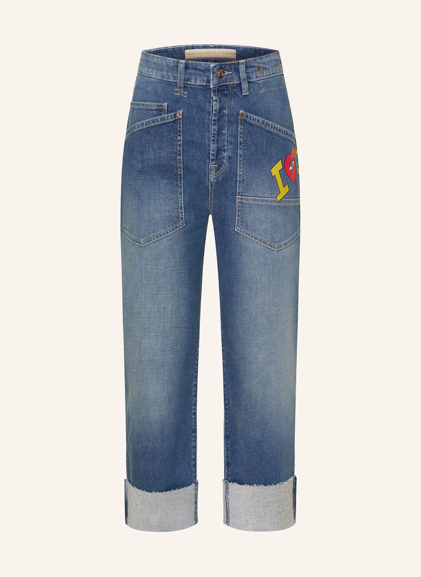 MAC Boyfriend Jeans: D530 mid blue commercial authe