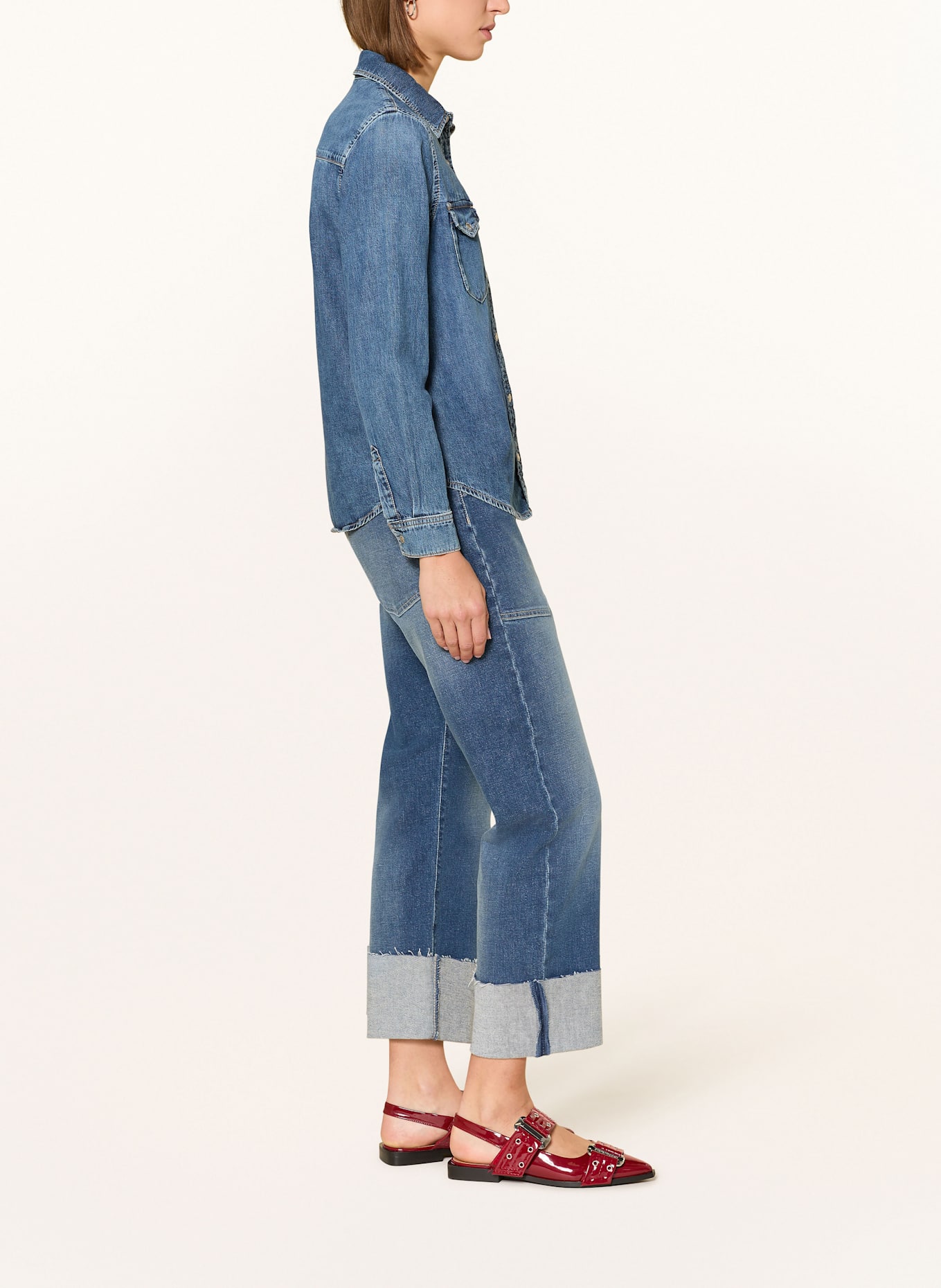 MAC Boyfriend Jeans: D530 mid blue commercial authe