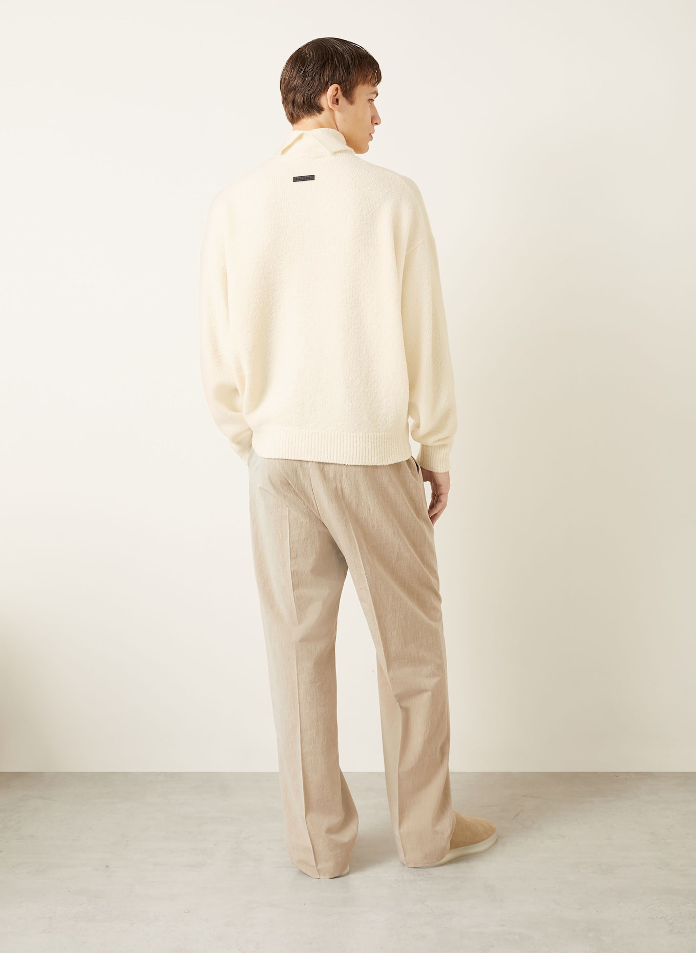FEAR OF GOD Rollkragenpullover: CREME