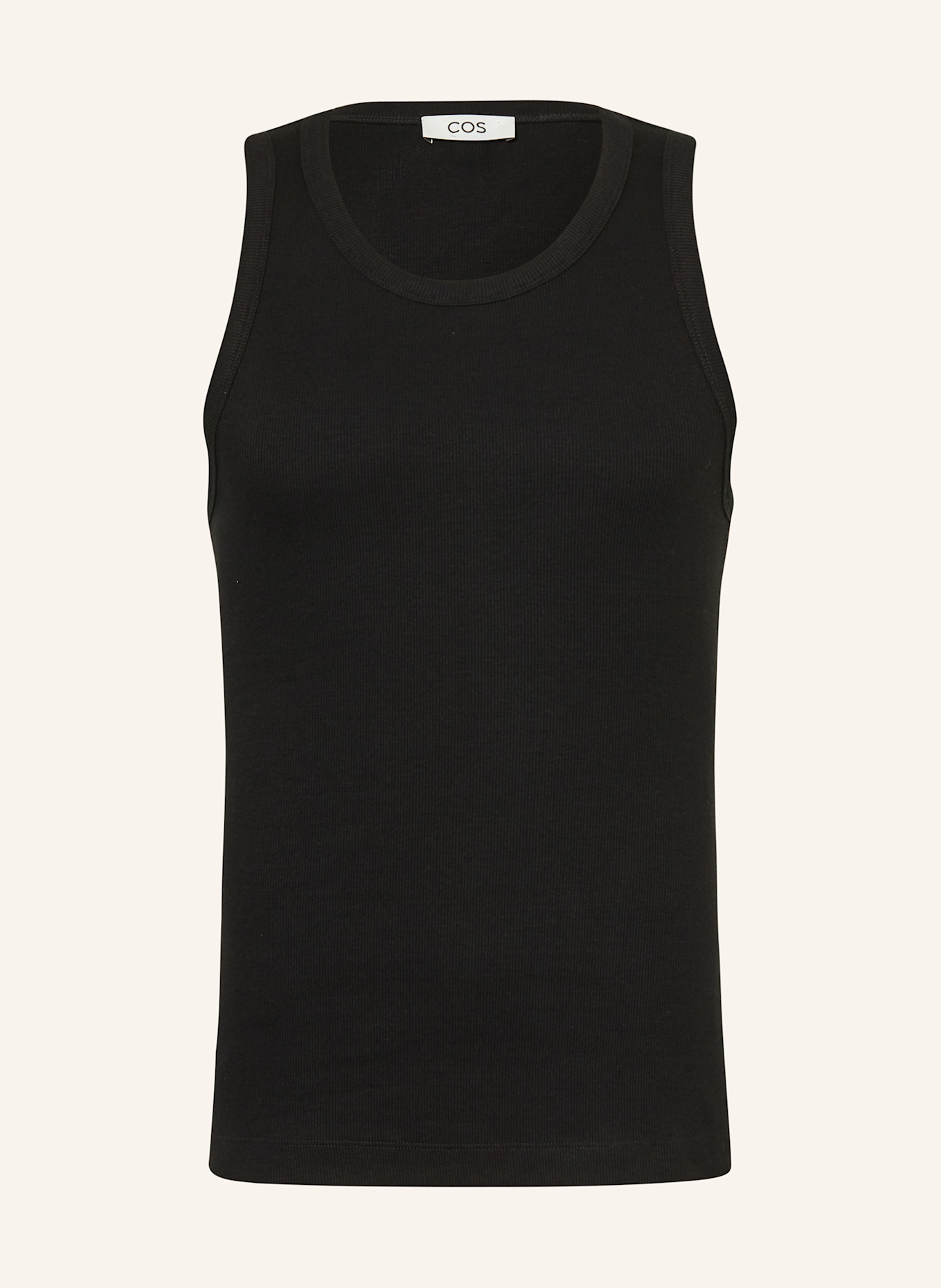 COS Tanktop: SCHWARZ