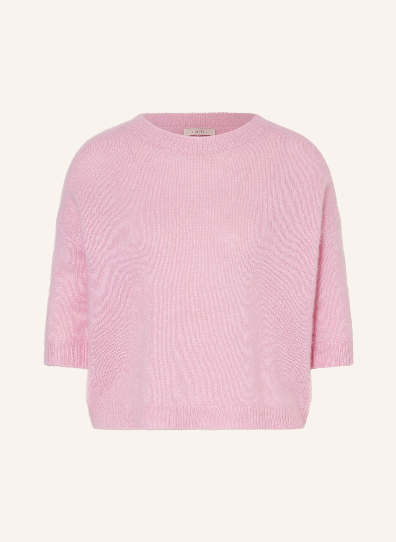 lilienfels Cashmere-Pullover mit 3/4-Arm: ROSA