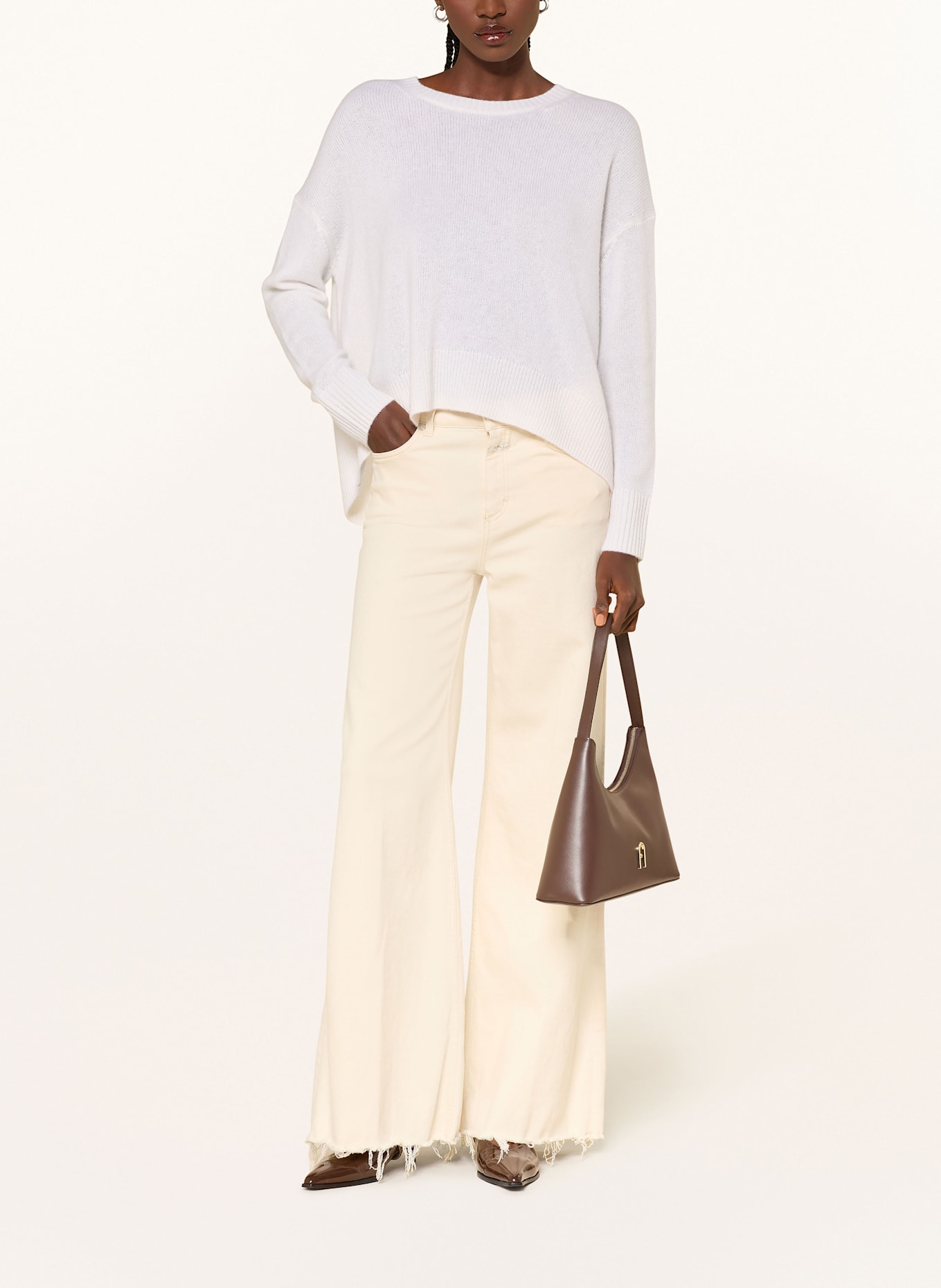 lilienfels Cashmere-Pullover: ECRU