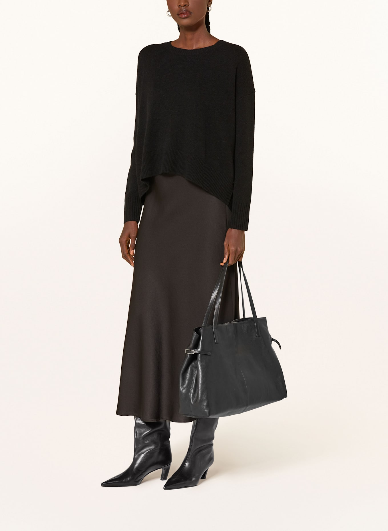 lilienfels Cashmere-Pullover: SCHWARZ