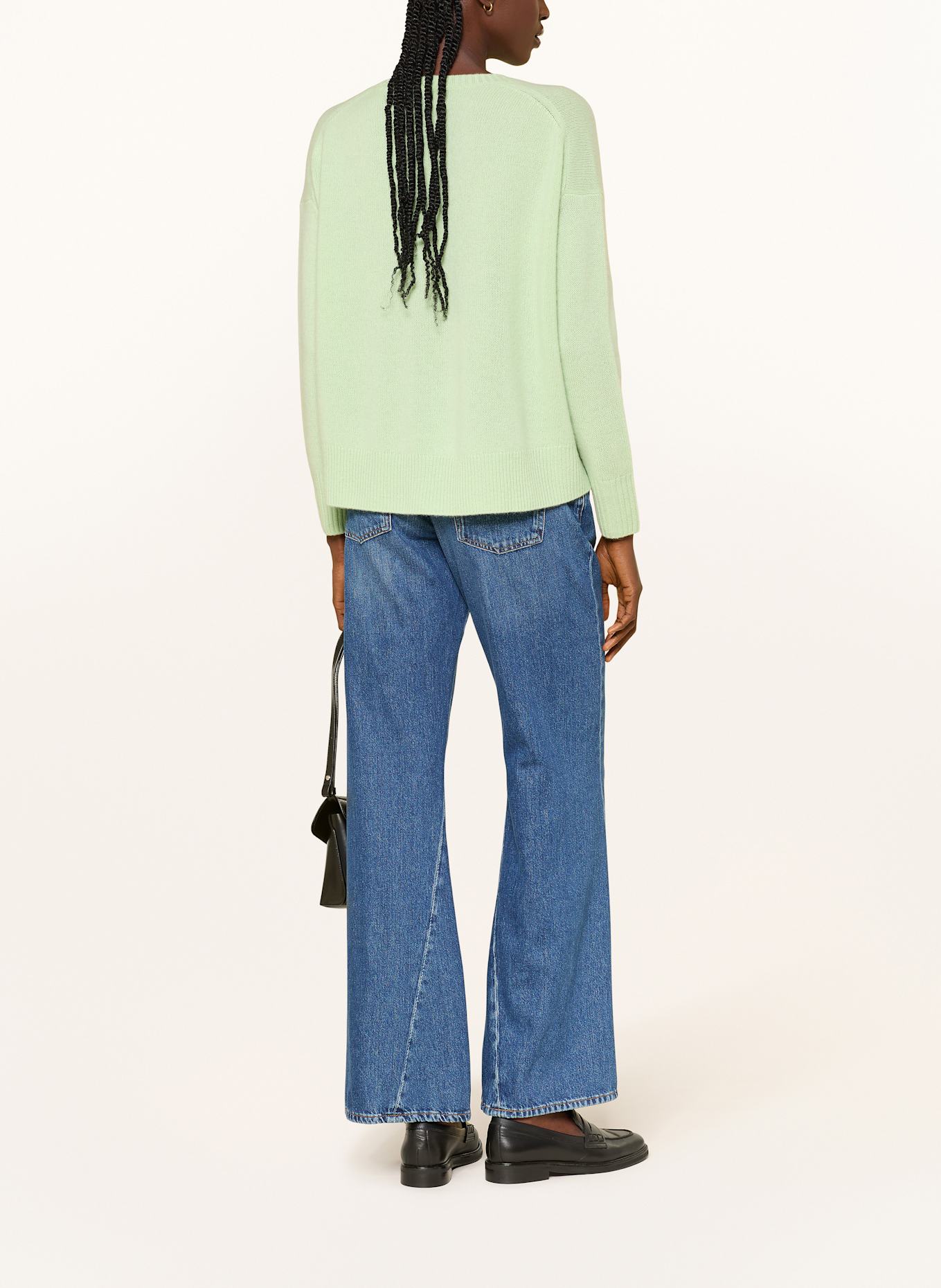 lilienfels Cashmere-Pullover: HELLGRÜN