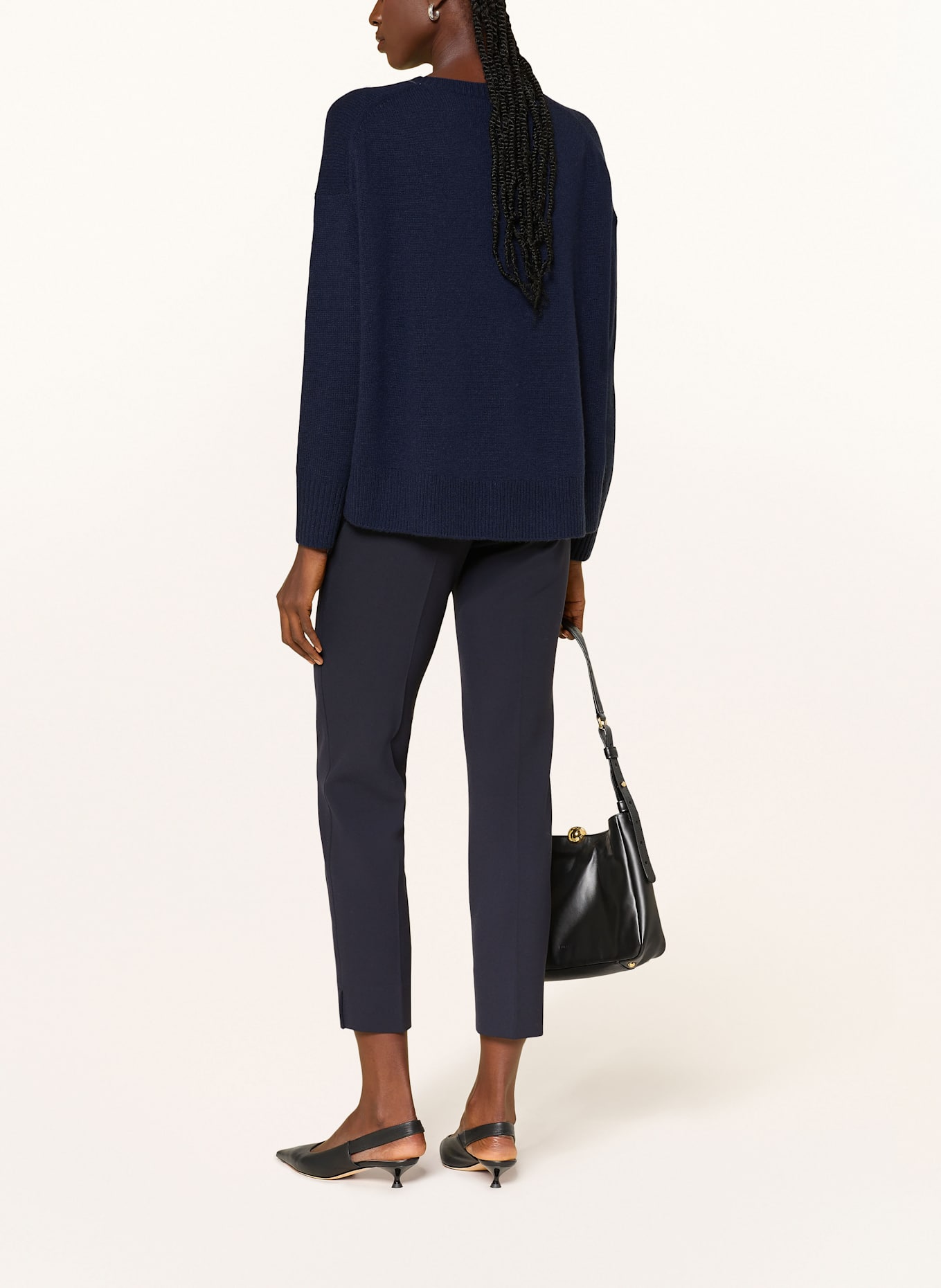 lilienfels Cashmere-Pullover: DUNKELBLAU