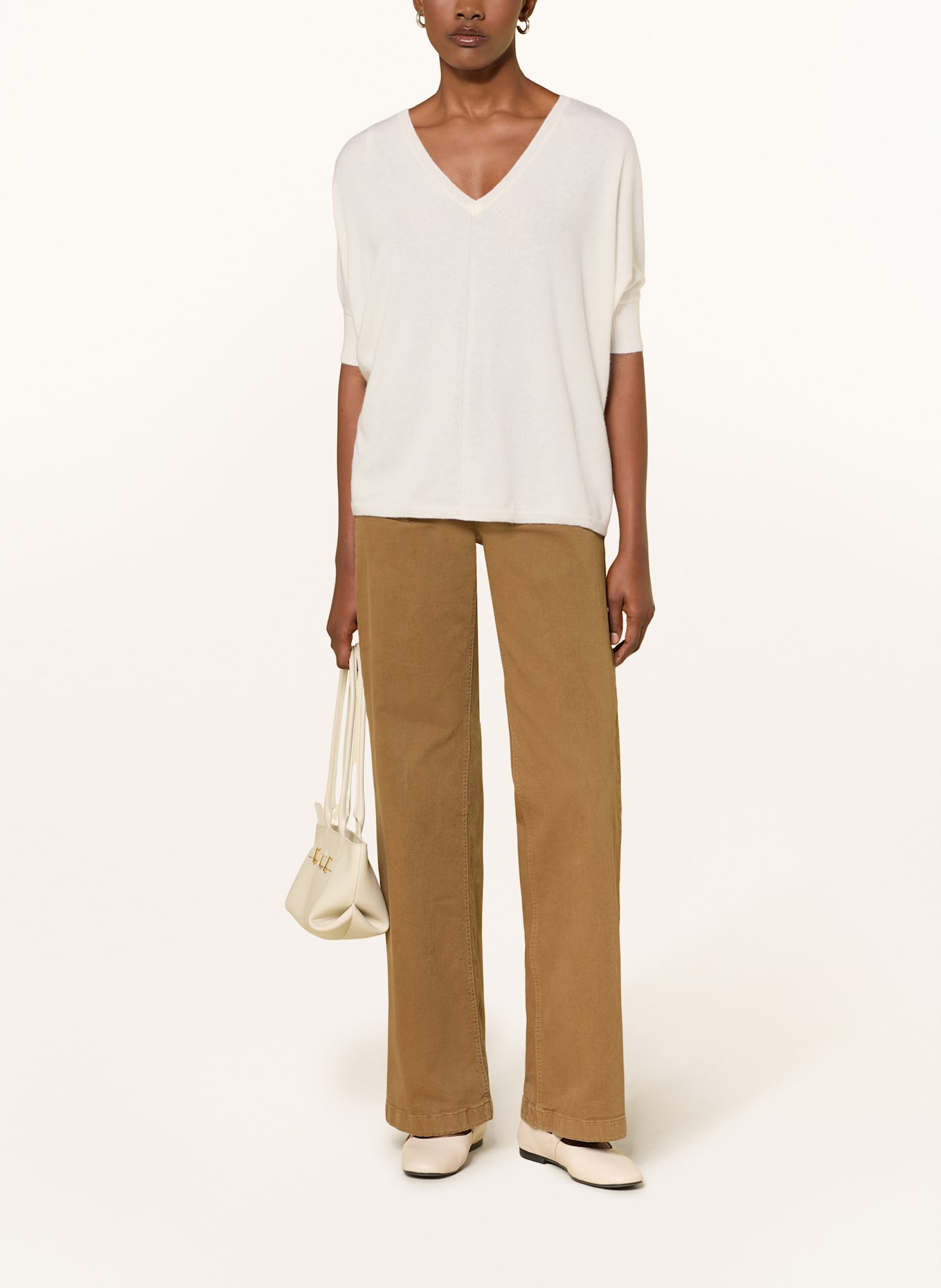 lilienfels Oversized-Pullover aus Cashmere: ECRU