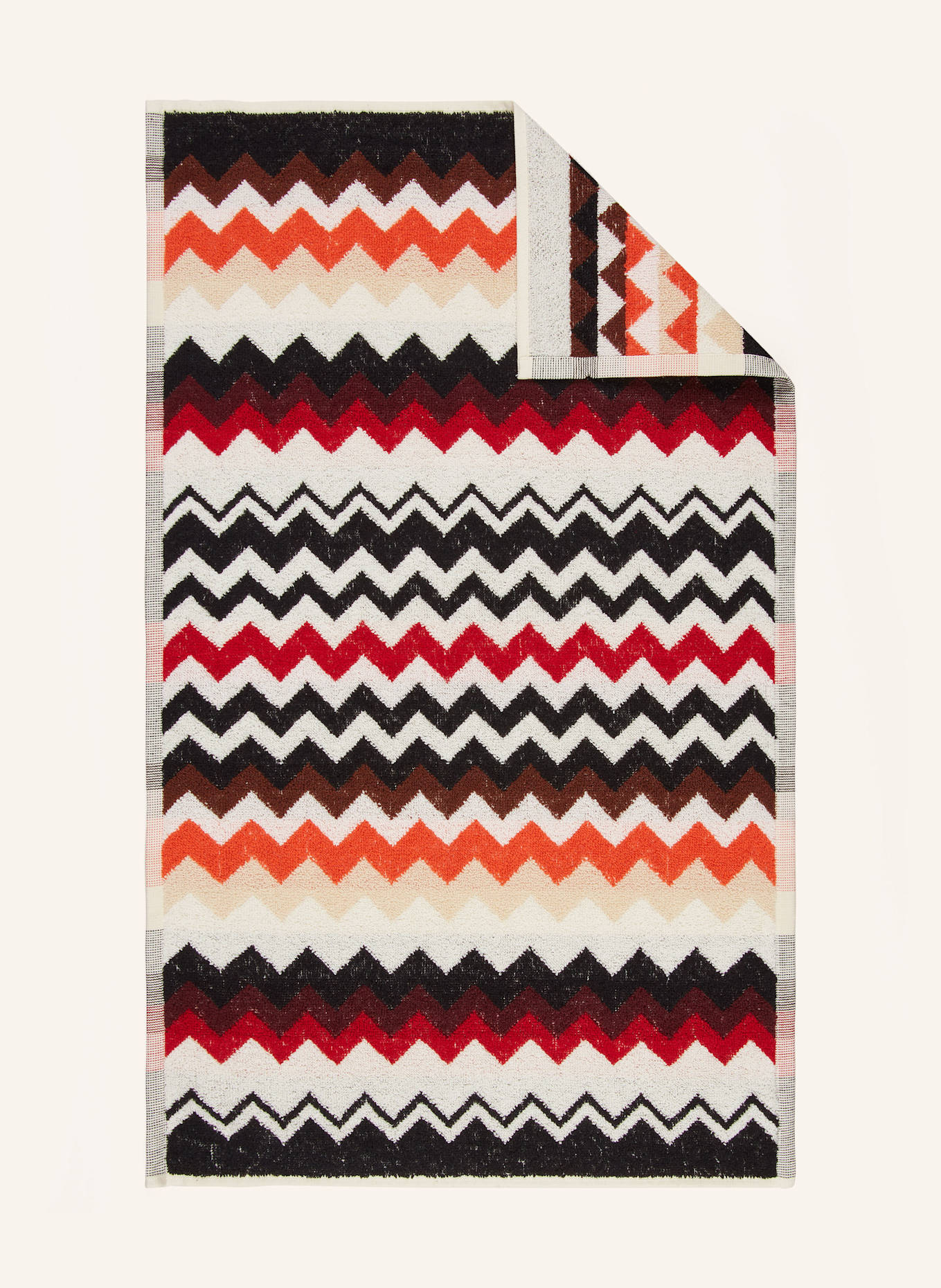 MISSONI Home Handtuch BEST: DUNKELROT / SCHWARZ / WEISS