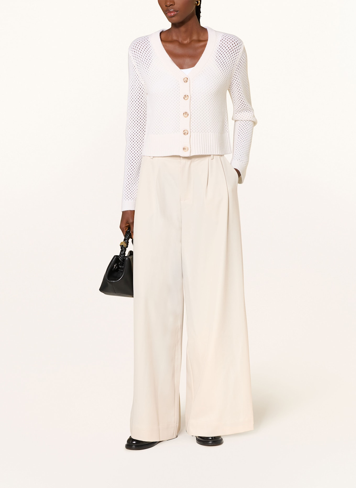 MRS & HUGS Marlenehose: 7 off-white