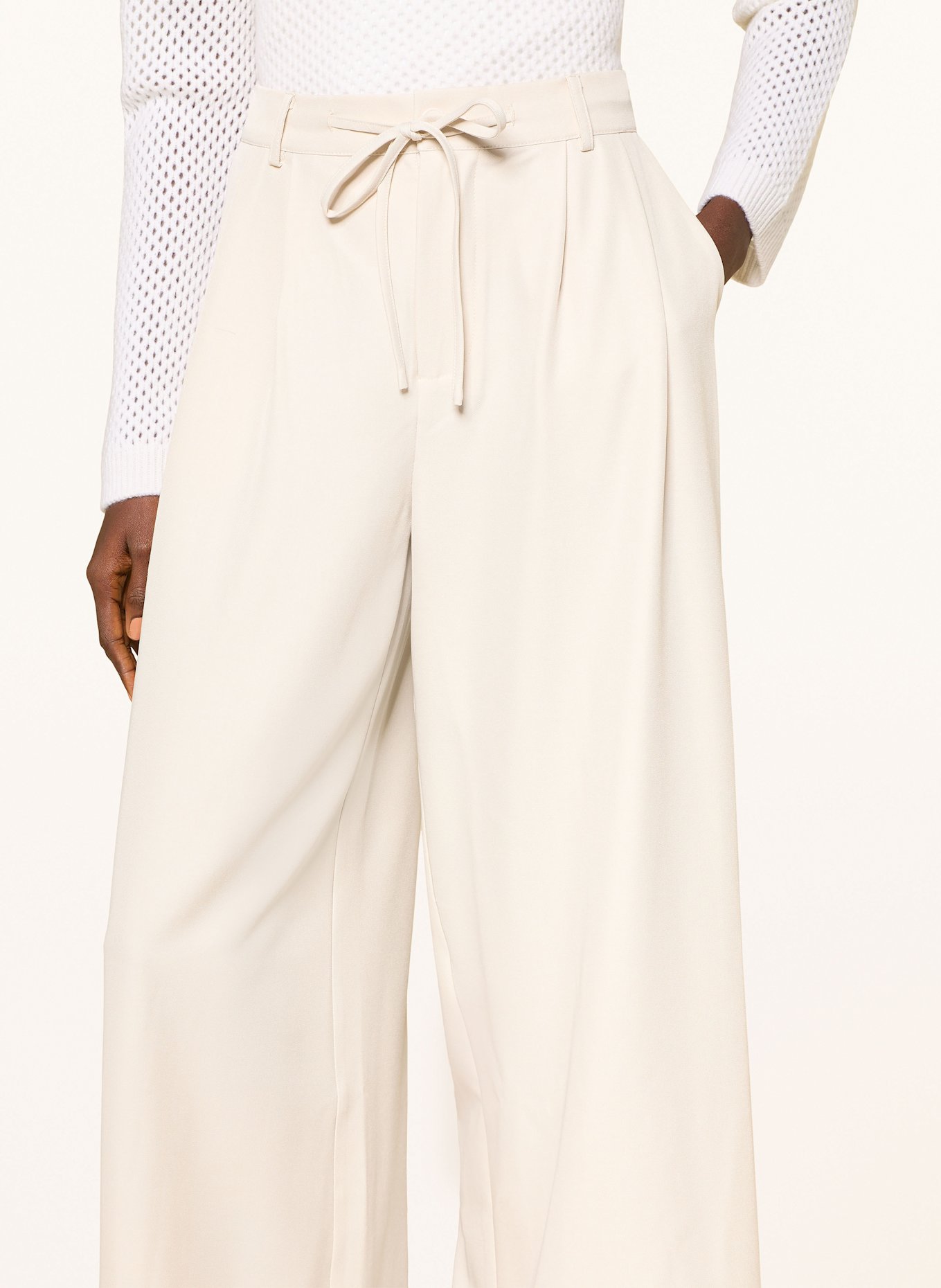 MRS & HUGS Marlenehose: 7 off-white