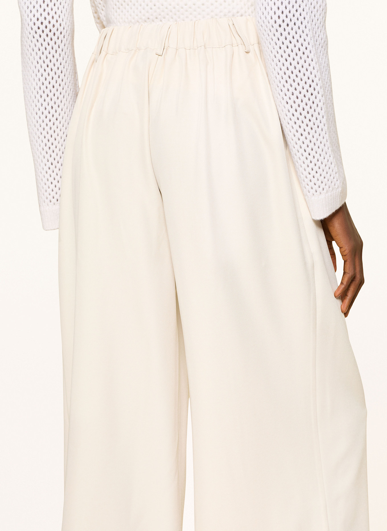 MRS & HUGS Marlenehose: 7 off-white