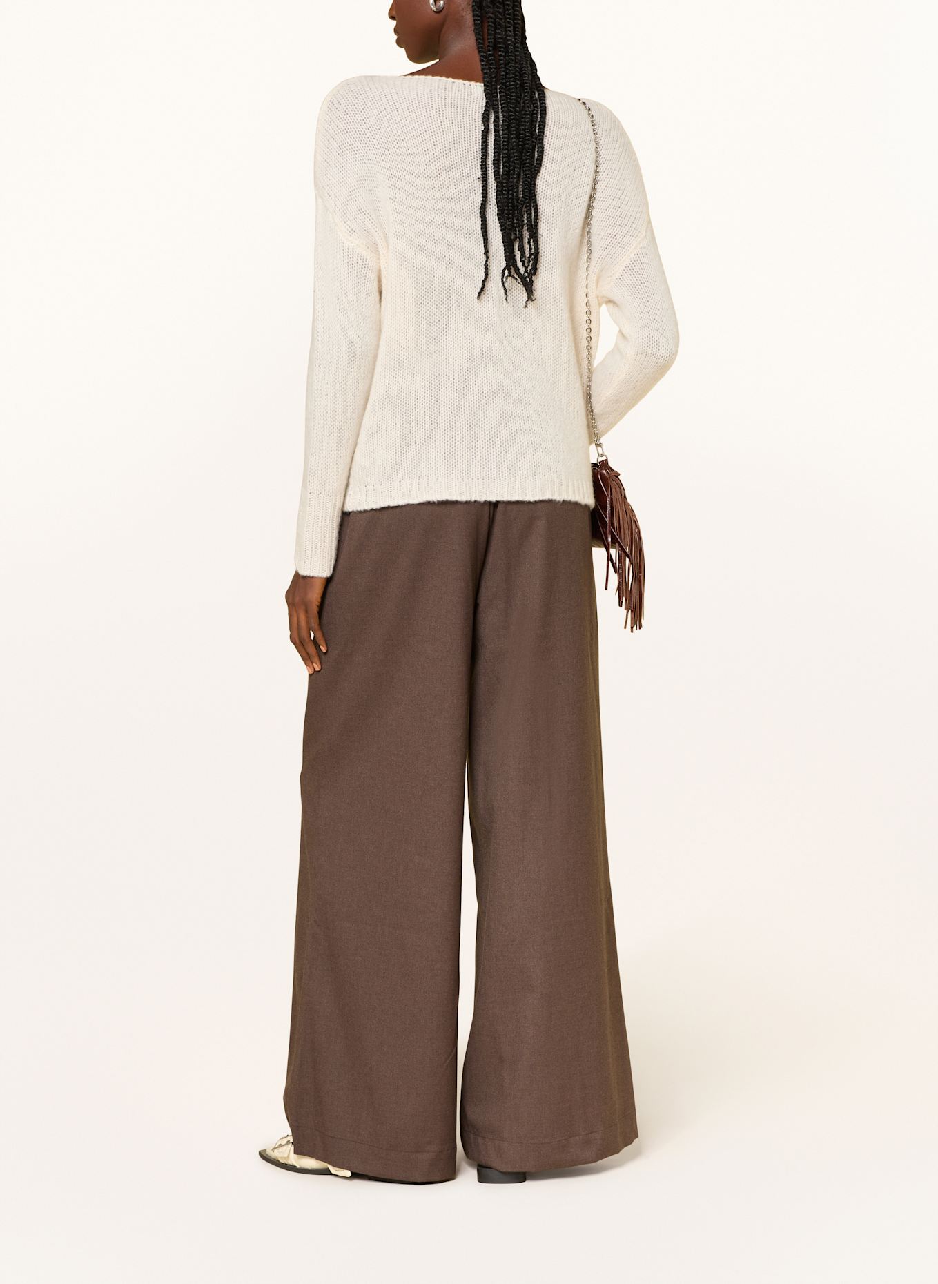 MRS & HUGS Marlenehose: DUNKELBRAUN