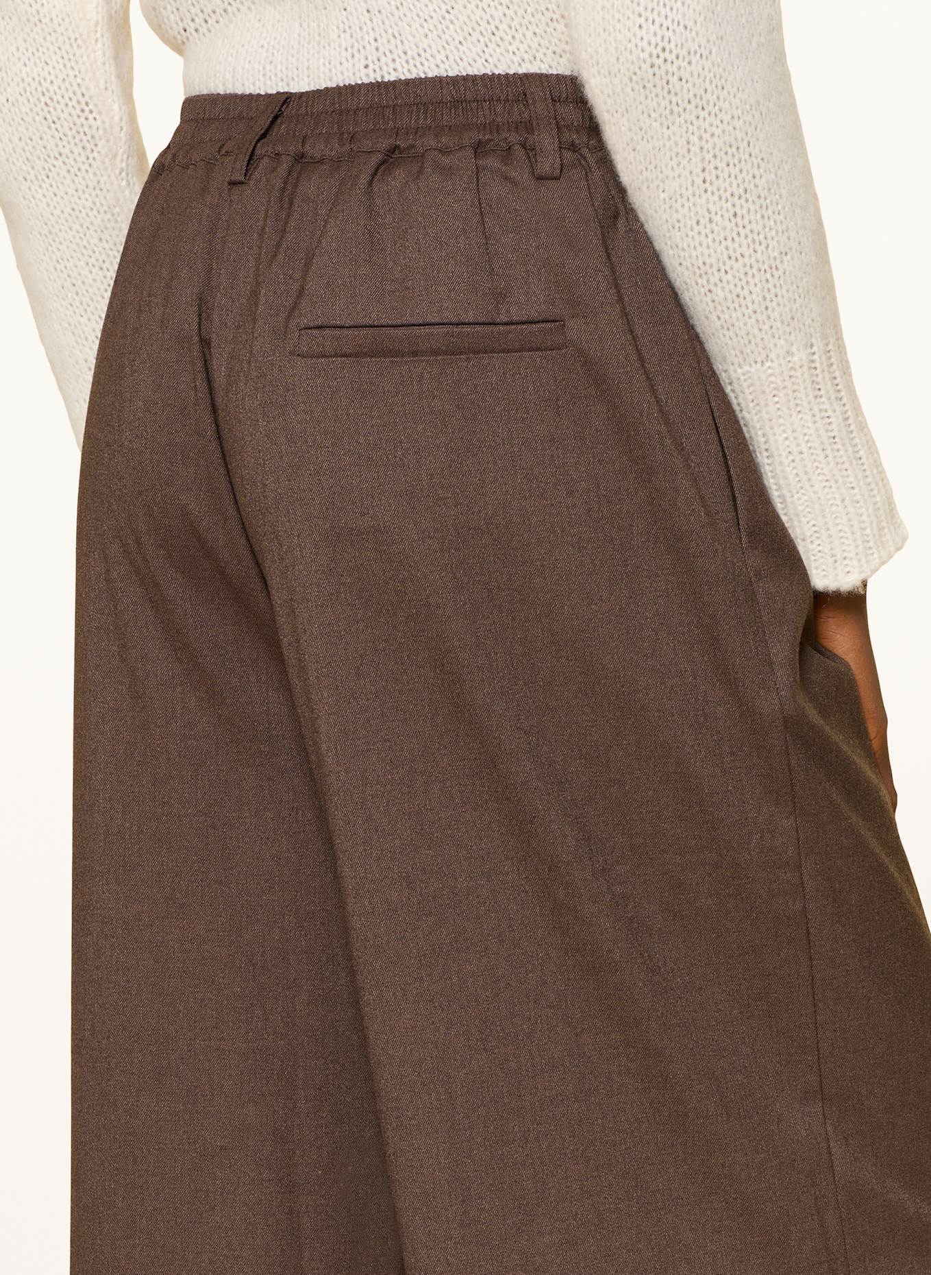 MRS & HUGS Marlenehose: DUNKELBRAUN