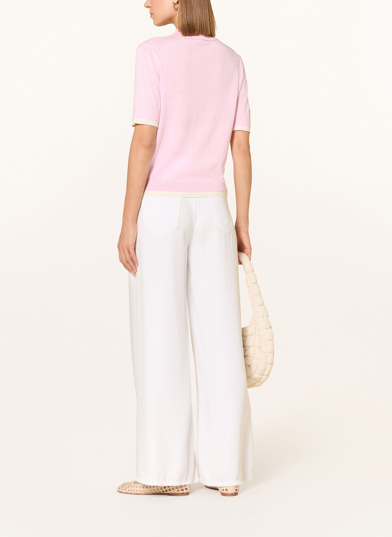 darling harbour Strick-Poloshirt: ROSE