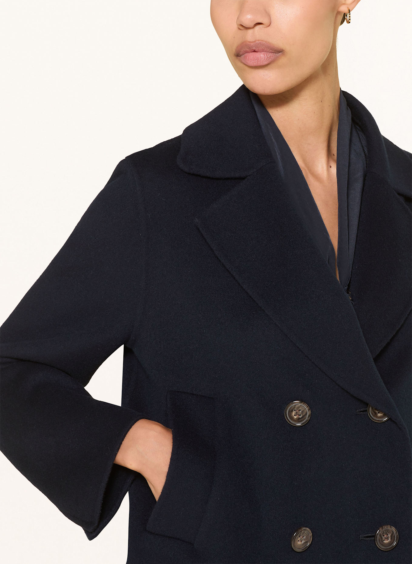 LUISA CERANO Caban kabát: TMAVĚ MODRÁ