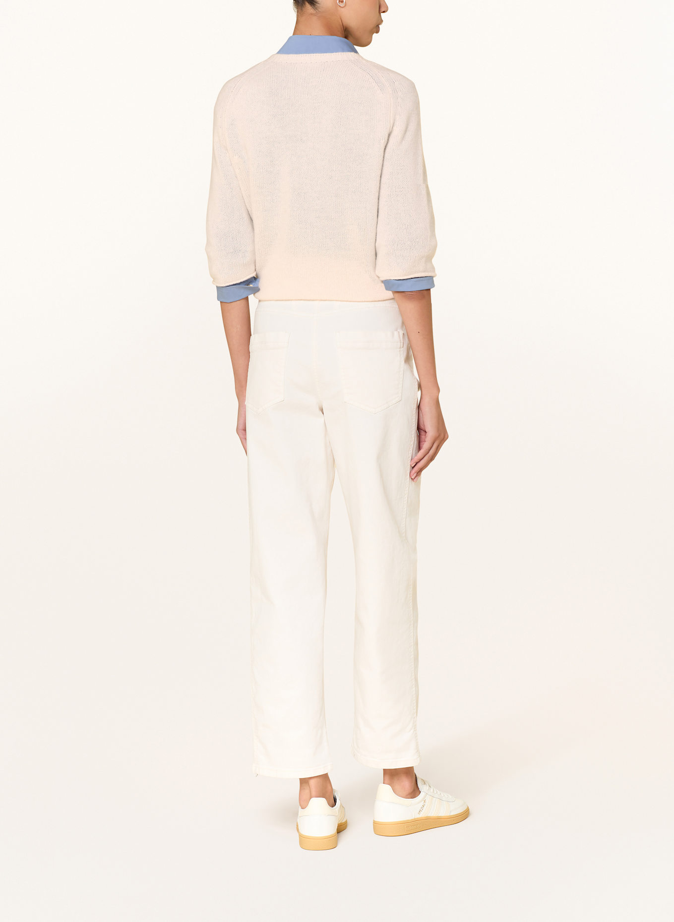 LUISA CERANO Strickshirt: CREME