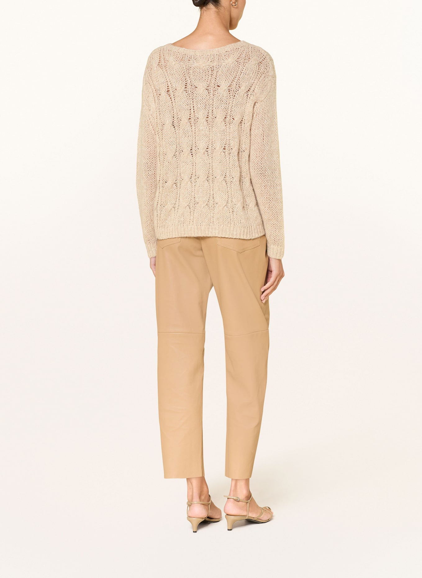 LUISA CERANO Pullover: BEIGE