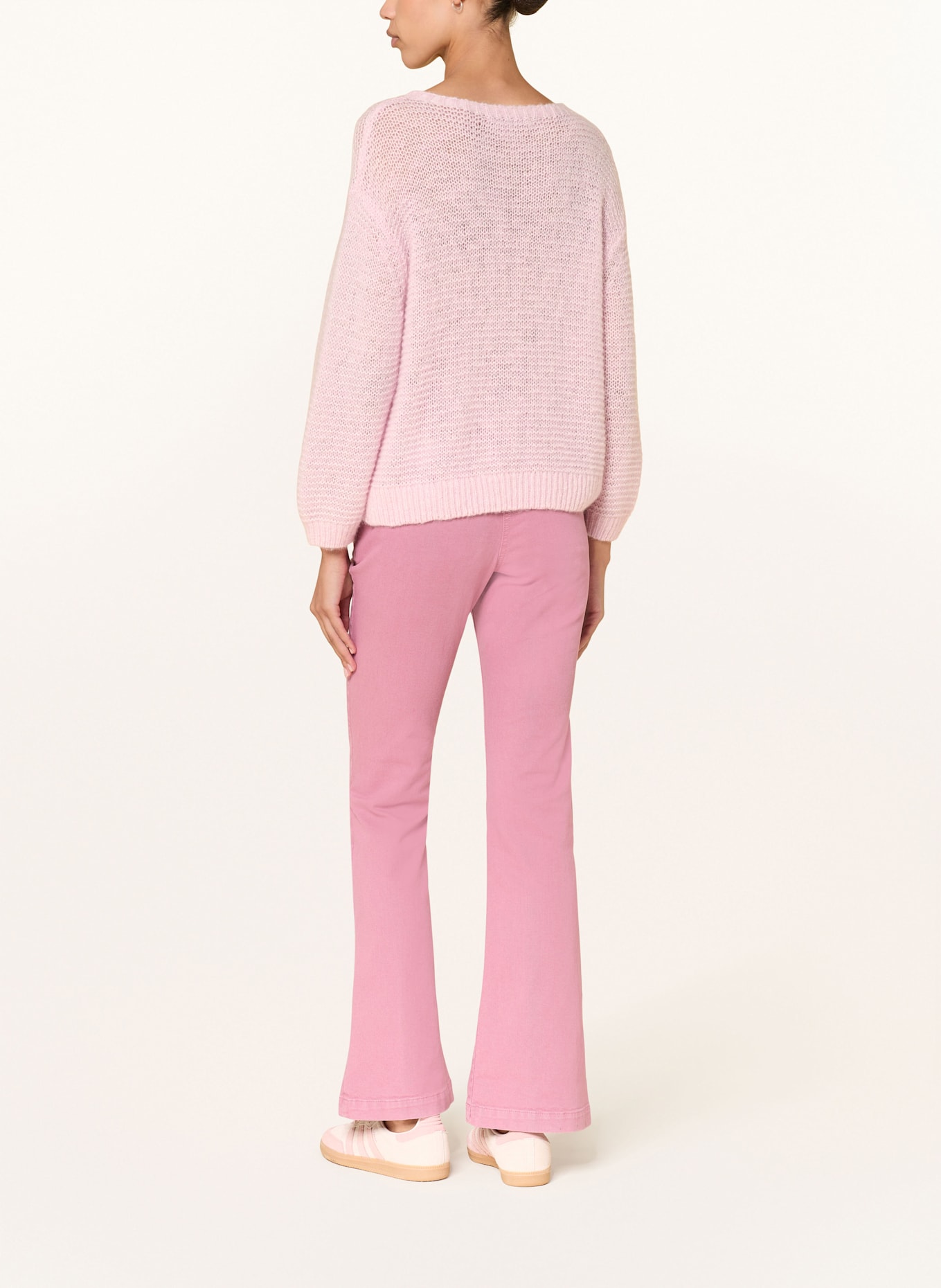 LUISA CERANO Pullover mit Alpaka: HELLROSA