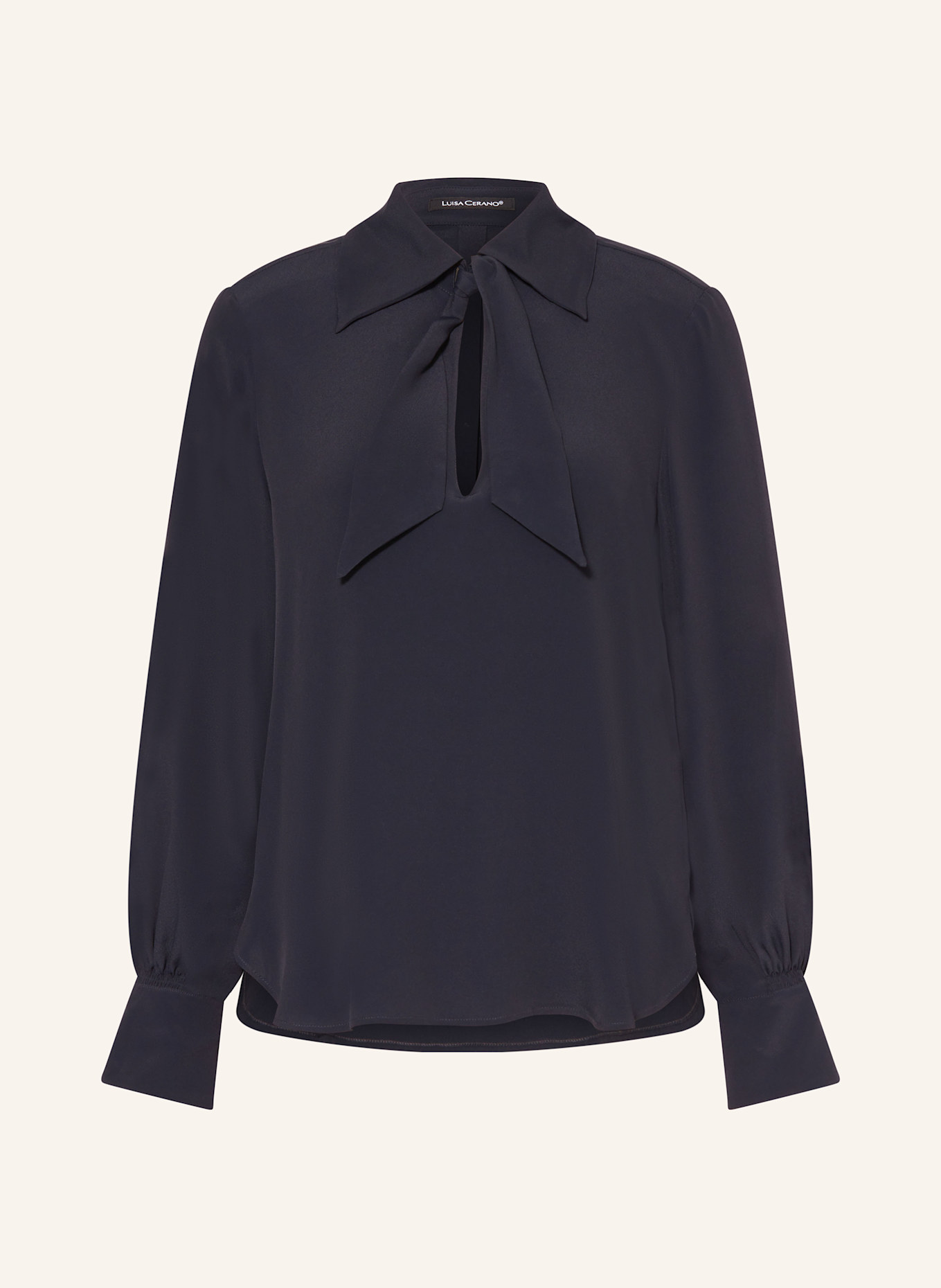 LUISA CERANO Bluzka z jedwabiu: GRANATOWY