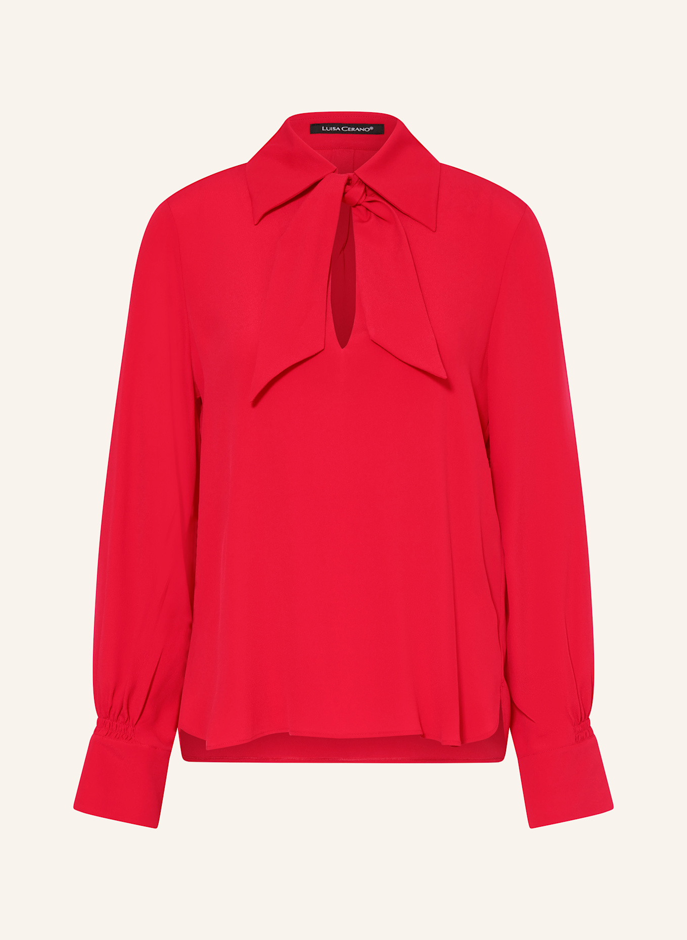 LUISA CERANO Blusenshirt mit Seide: ROT