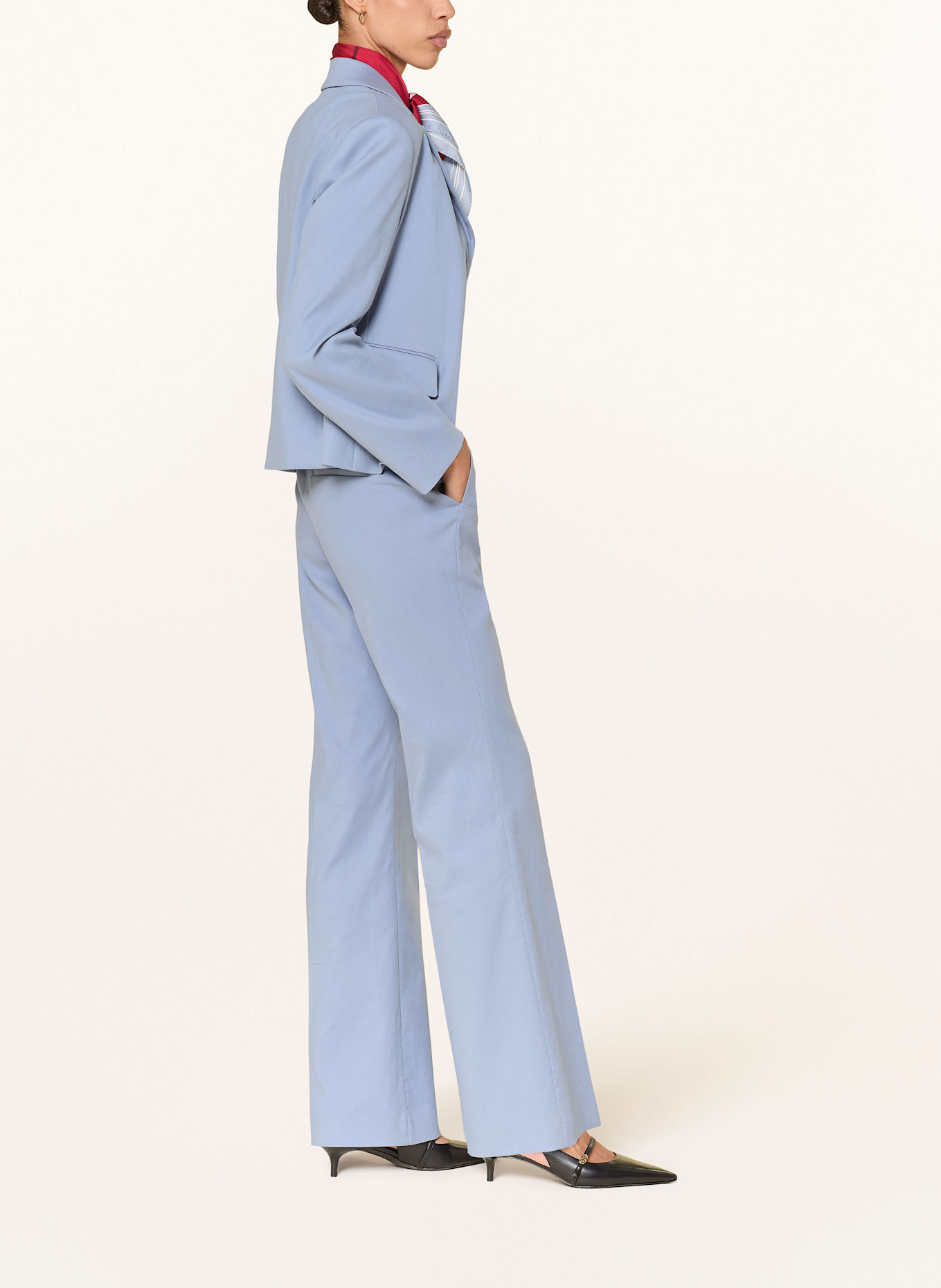 LUISA CERANO Bootcut-Hose: BLAUGRAU