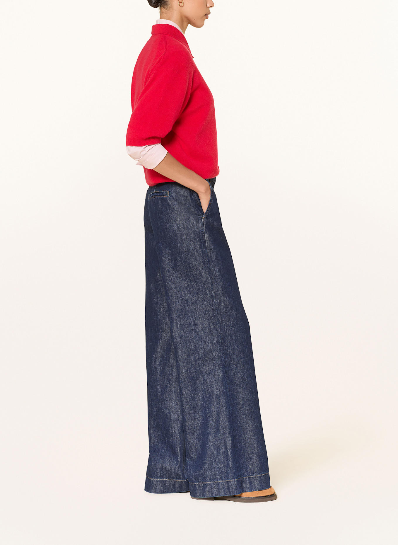 LUISA CERANO Marlenehose in Jeansoptik: 252 rinse wash