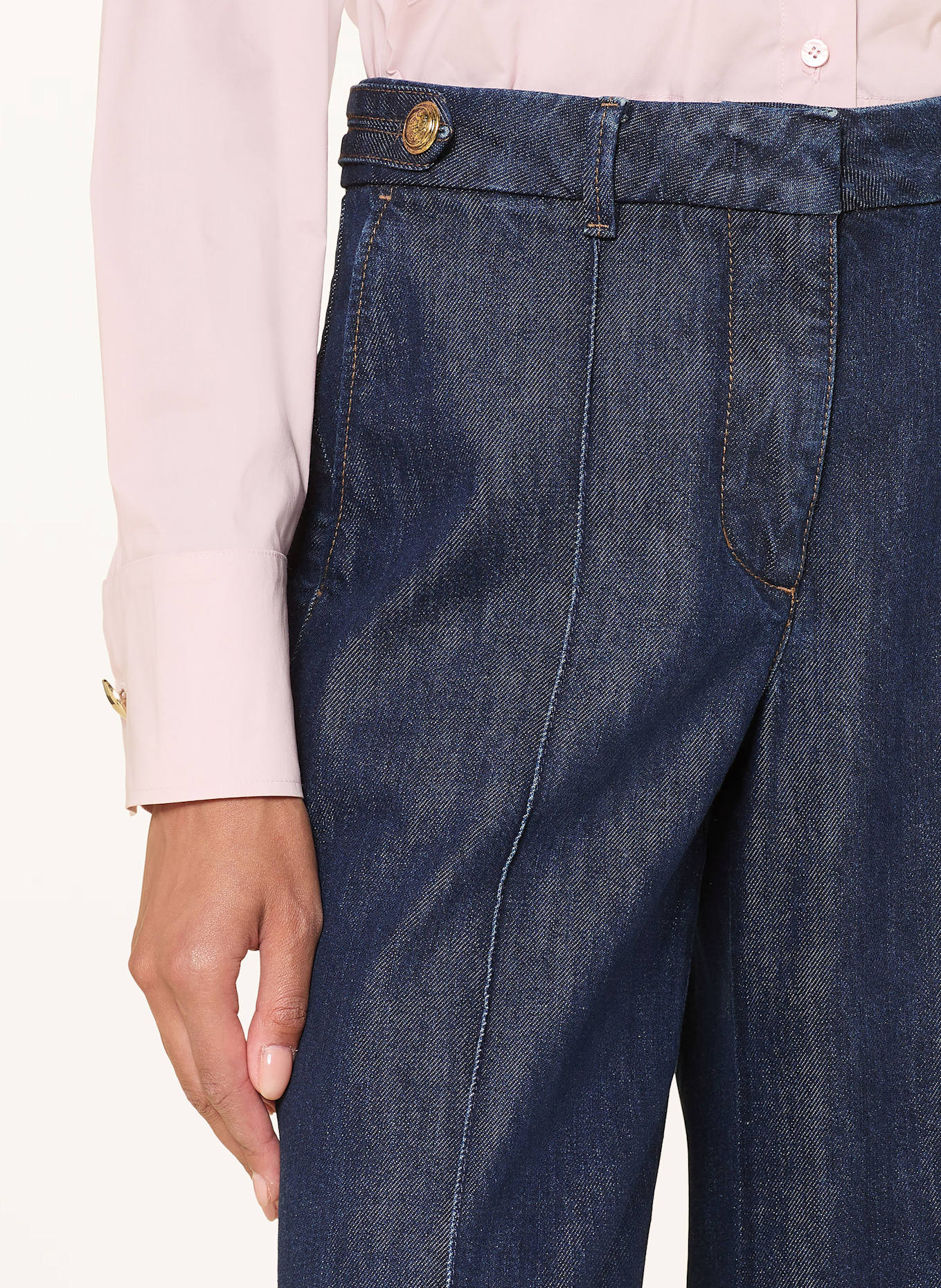 LUISA CERANO Marlenehose in Jeansoptik: 252 rinse wash