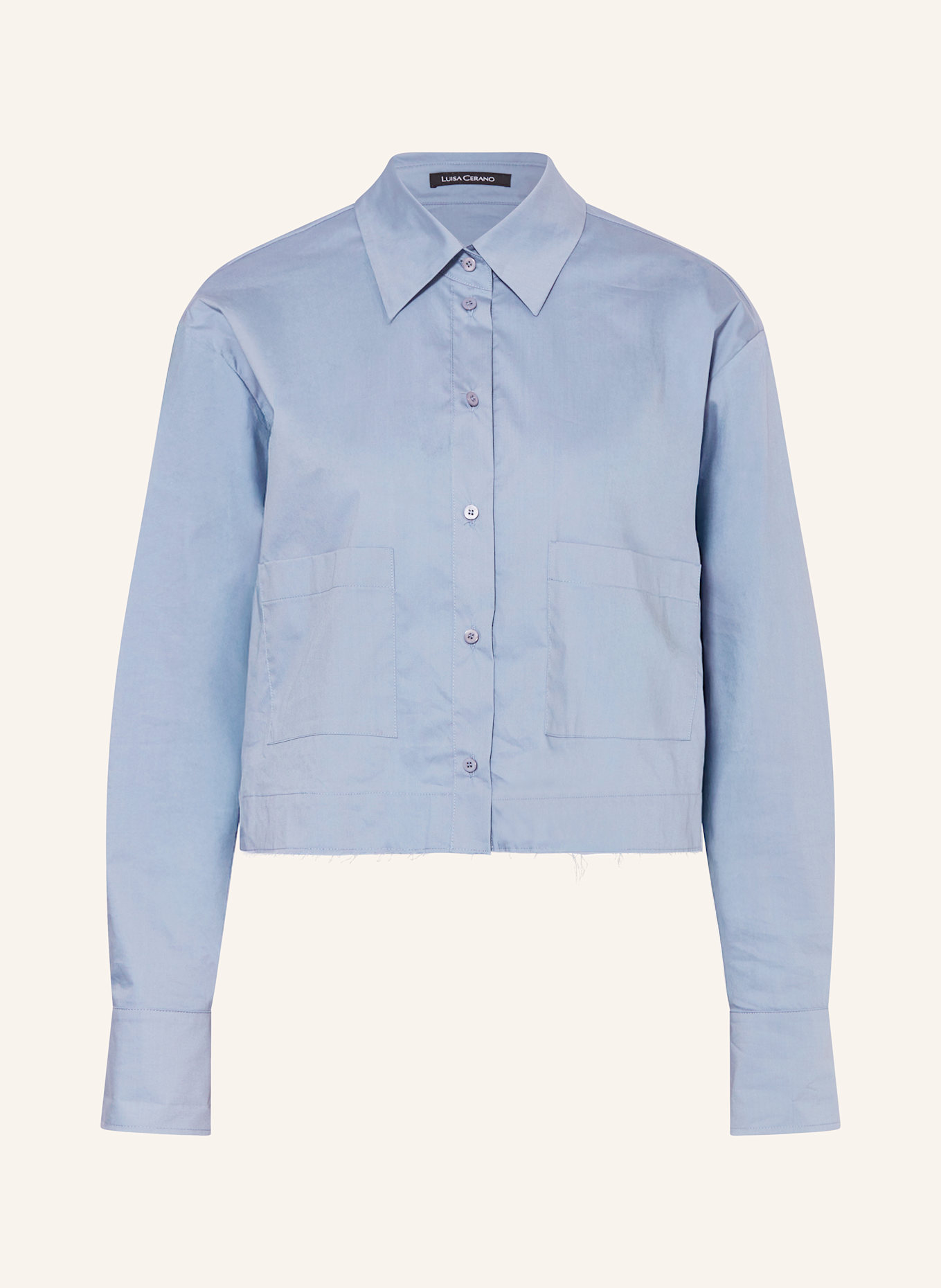 LUISA CERANO Hemdbluse: BLAUGRAU