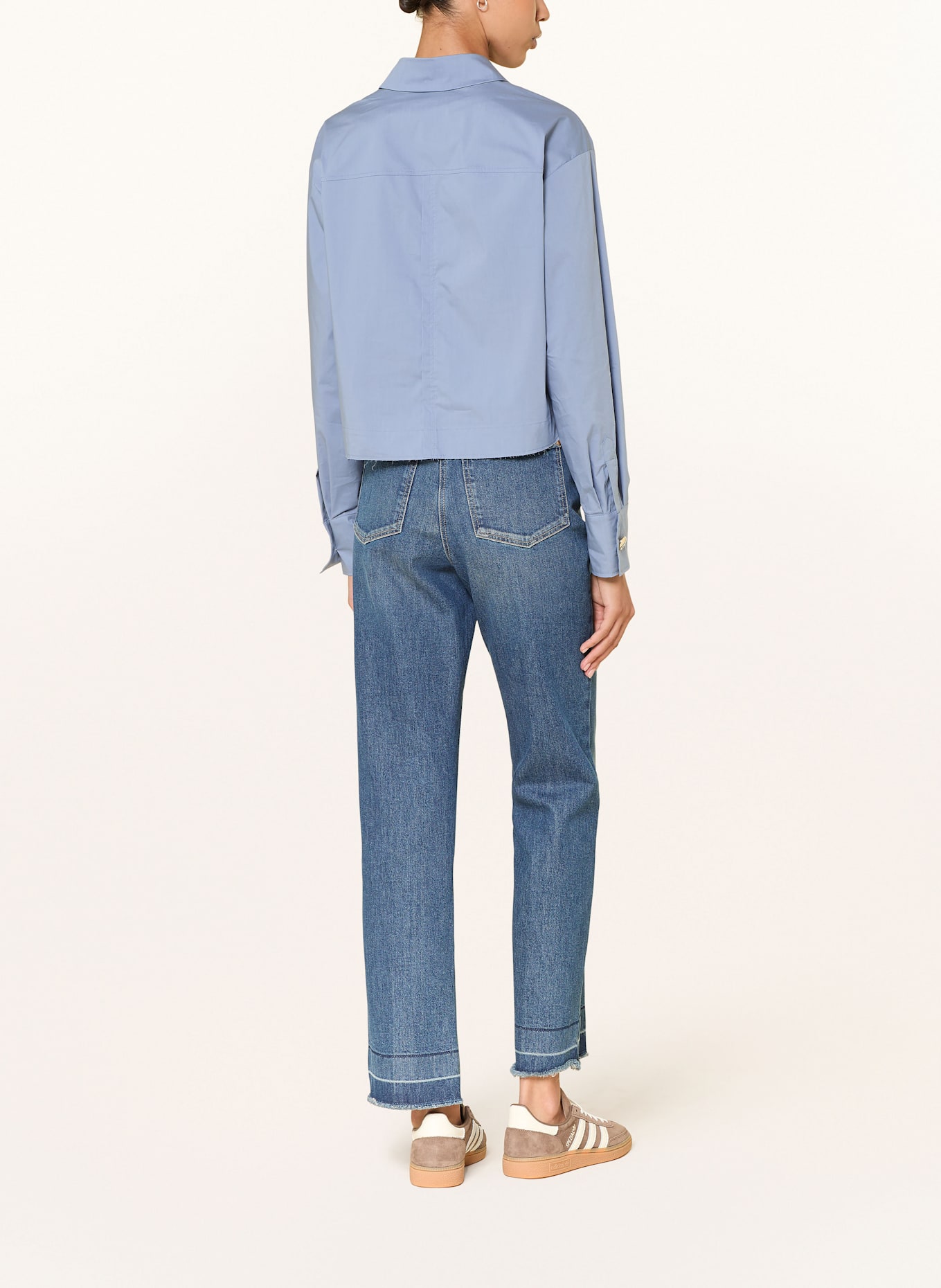 LUISA CERANO Hemdbluse: BLAUGRAU