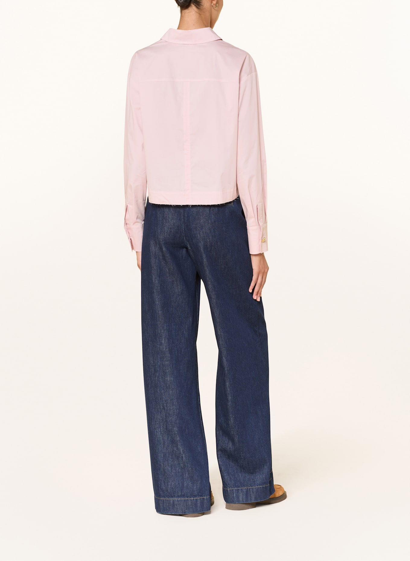 LUISA CERANO Košilová halenka: SVĚTLE RŮŽOVÁ