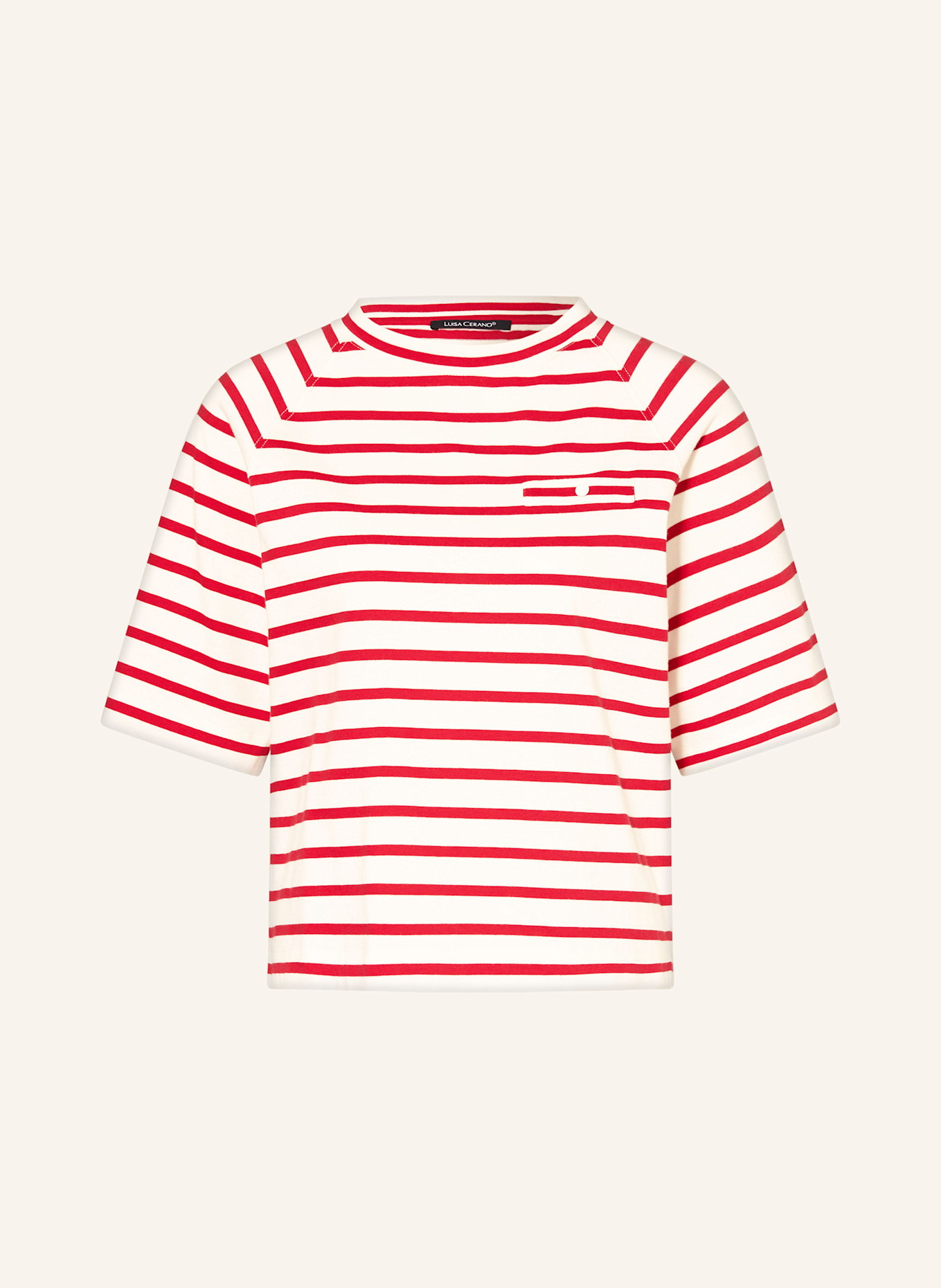 LUISA CERANO Tričko: REŽNÁ / ČERVENÁ