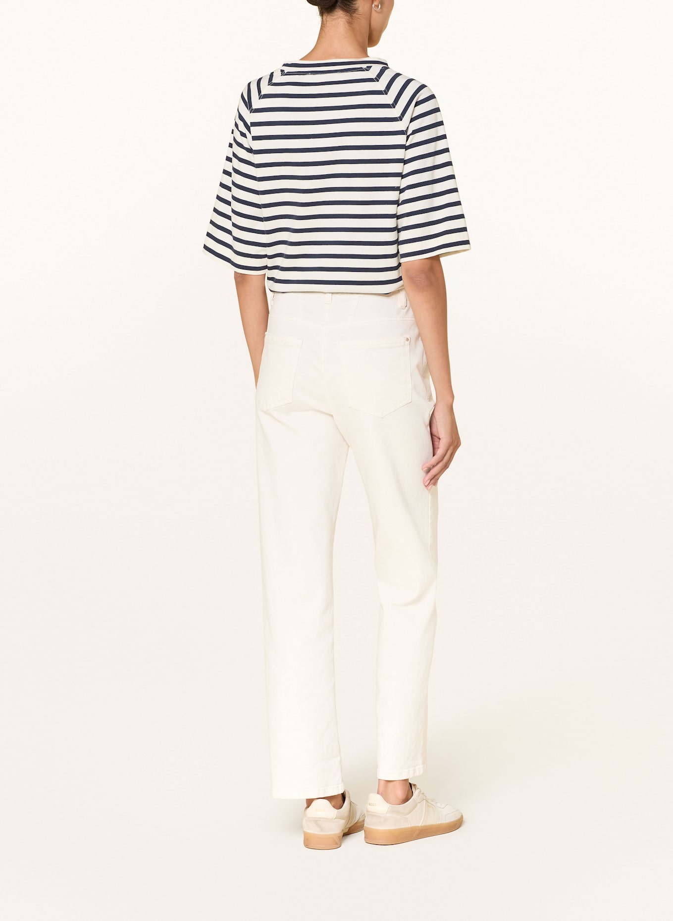 LUISA CERANO Tričko: TMAVĚ MODRÁ / BÍLÁ