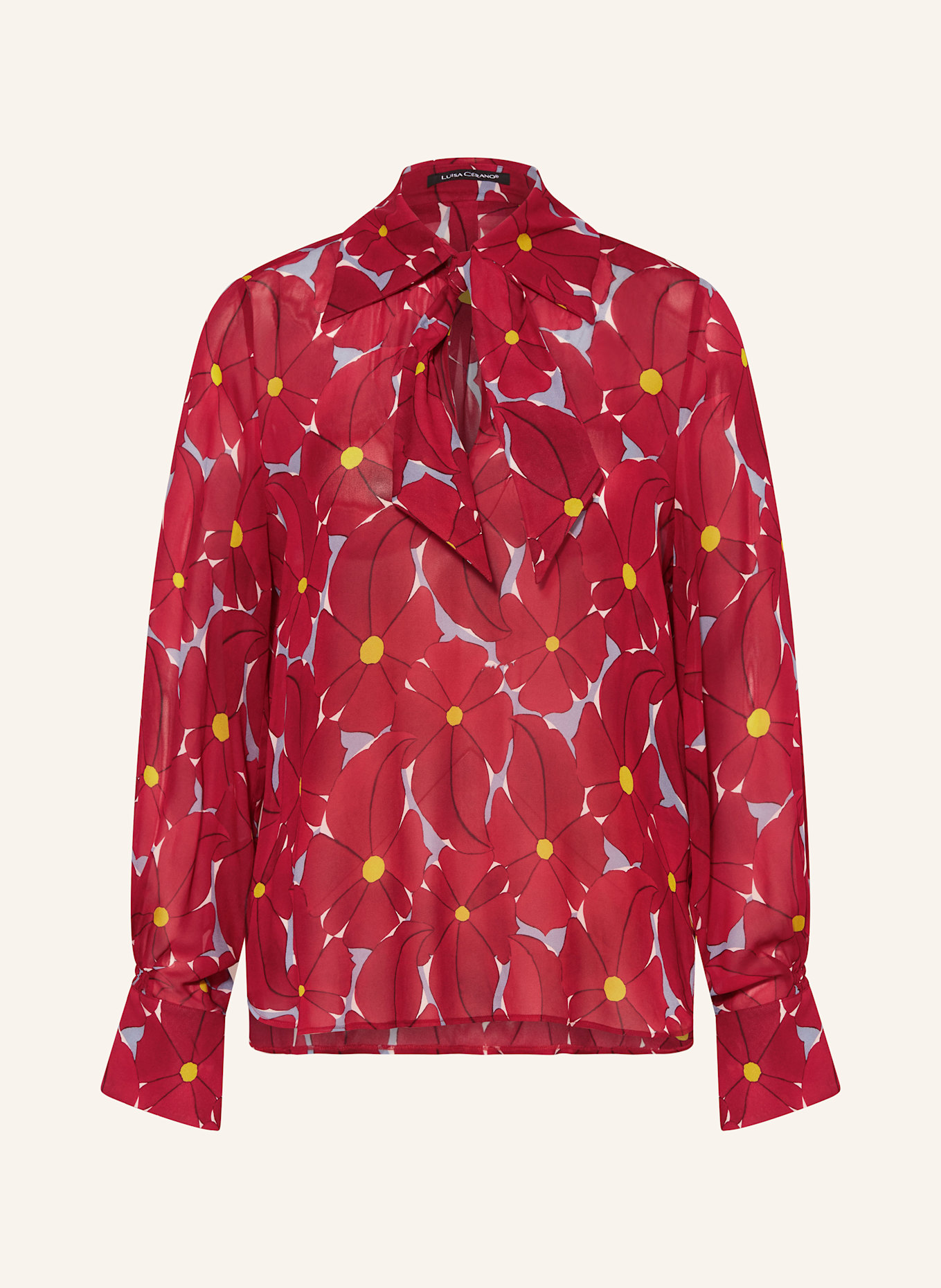 LUISA CERANO Bluzka: CZERWONY / CIEMNOŻÓŁTY / JASNONIEBIESKI