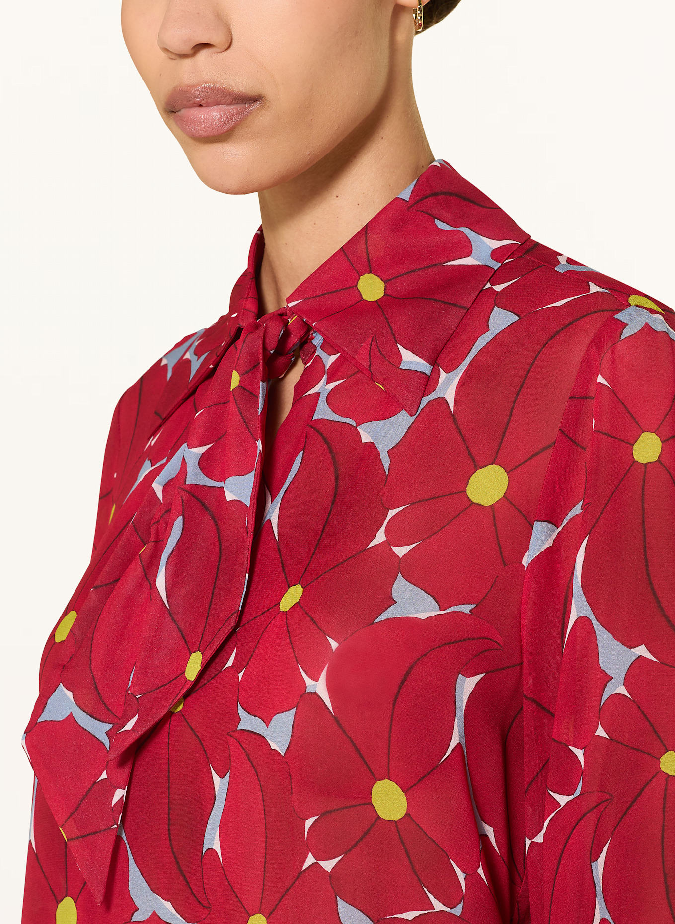 LUISA CERANO Bluzka: CZERWONY / CIEMNOŻÓŁTY / JASNONIEBIESKI