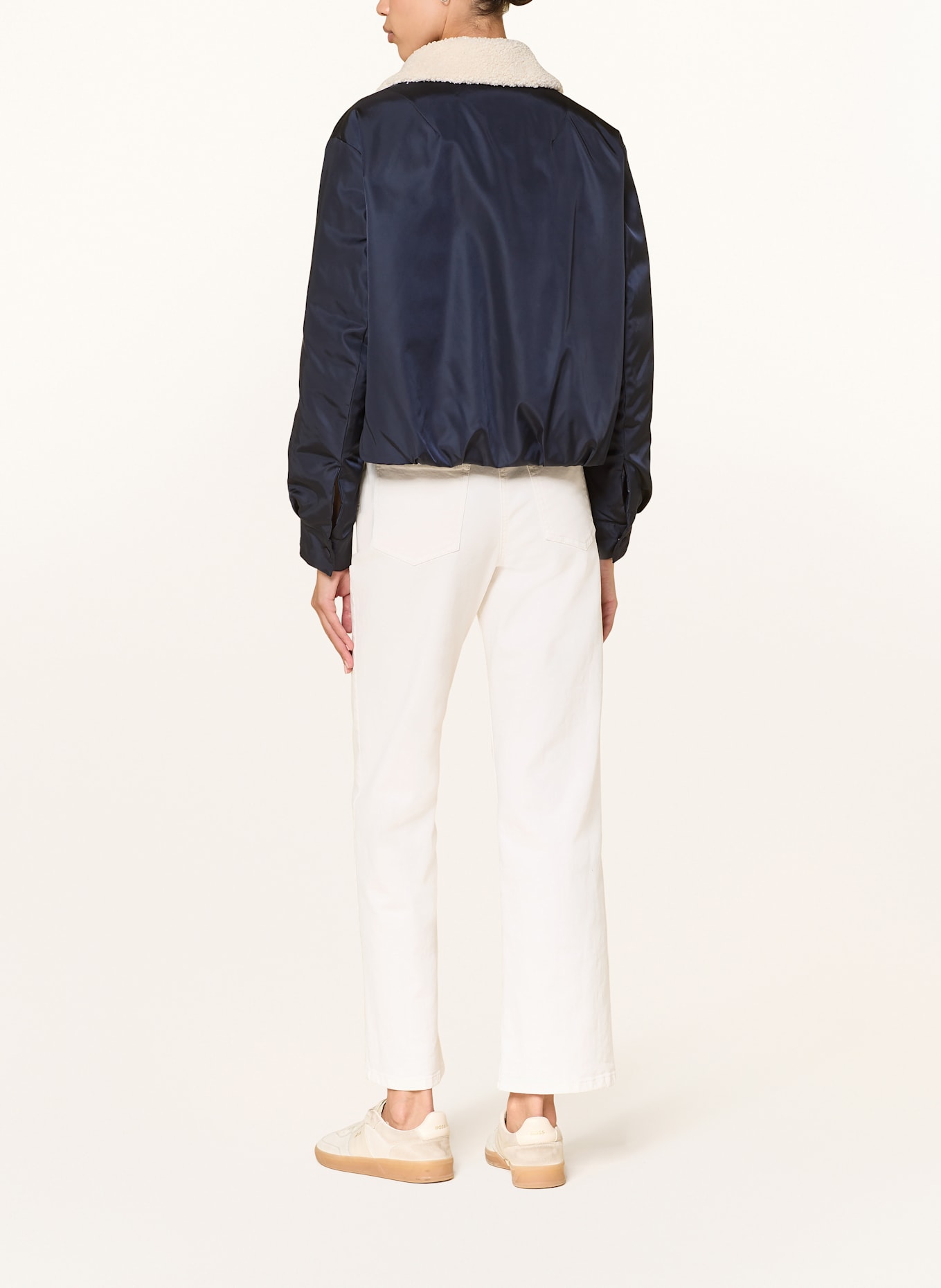 LUISA CERANO Straight Jeans: 105 cream