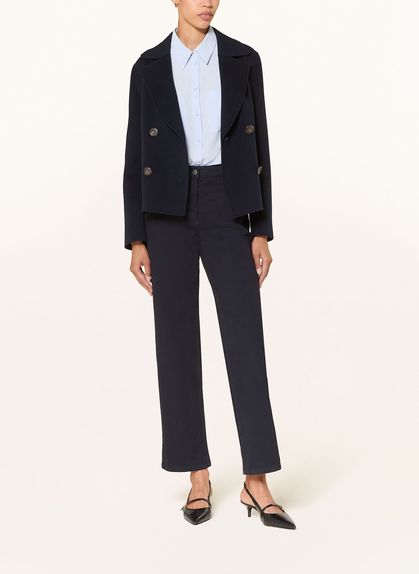 LUISA CERANO Straight Jeans: 294 navy