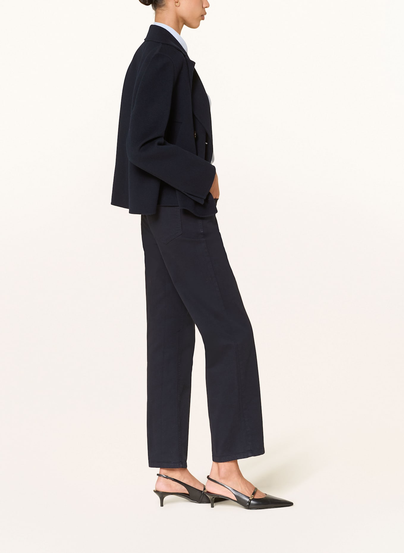 LUISA CERANO Straight Jeans: 294 navy