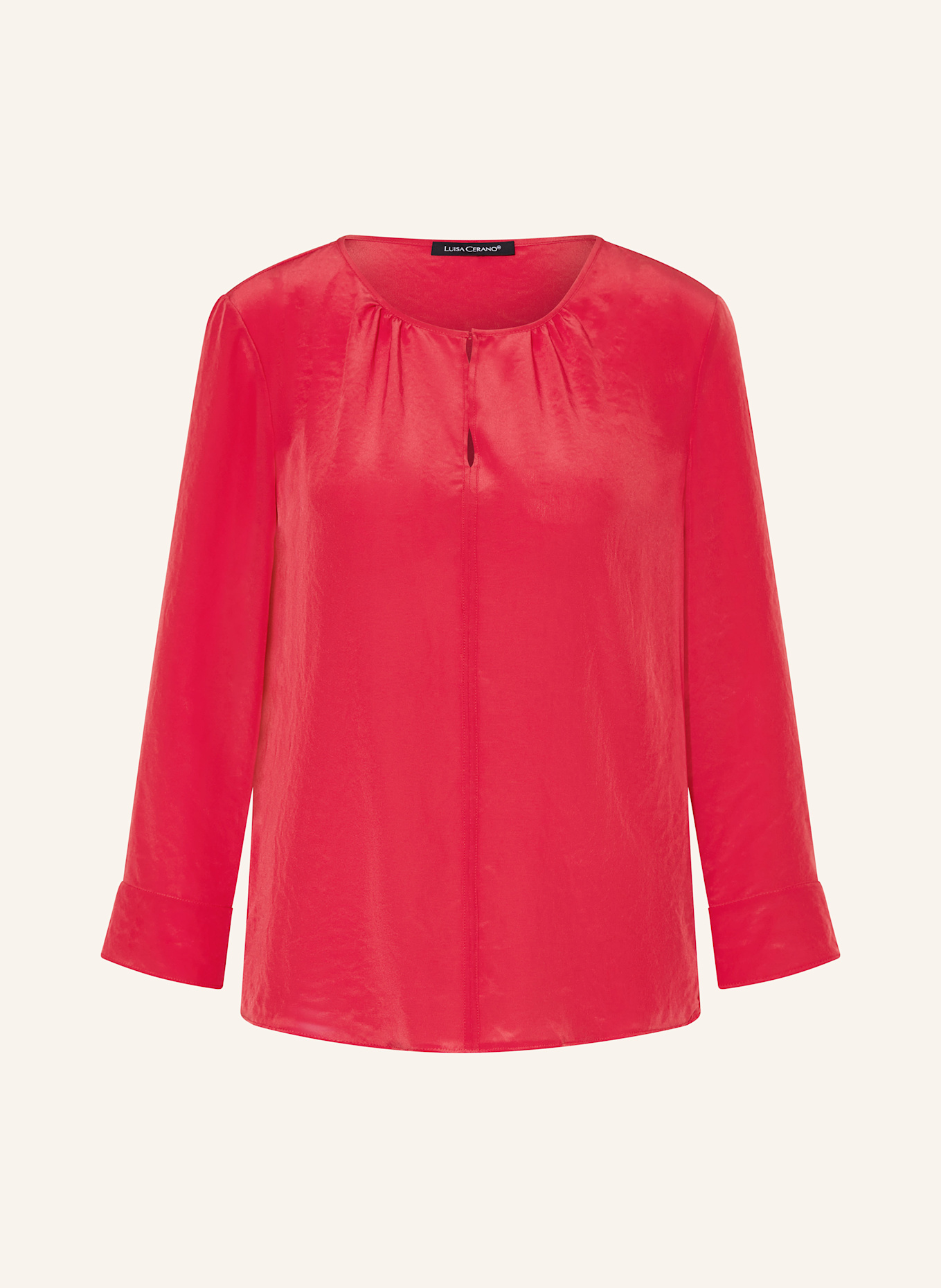 LUISA CERANO Blusenshirt mit 3/4-Arm: ROT