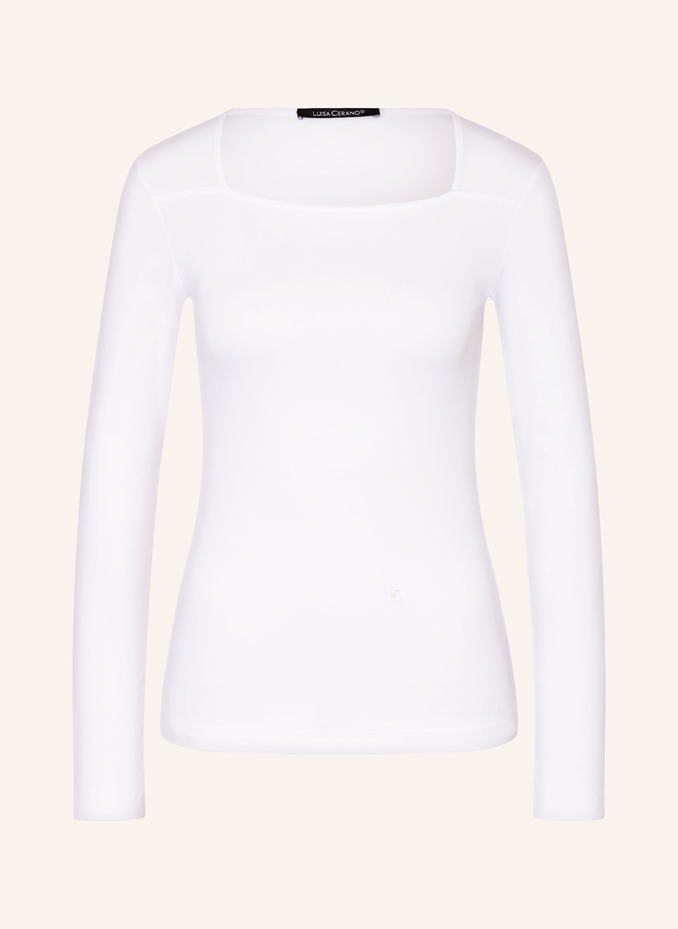 LUISA CERANO Longsleeve: WEISS