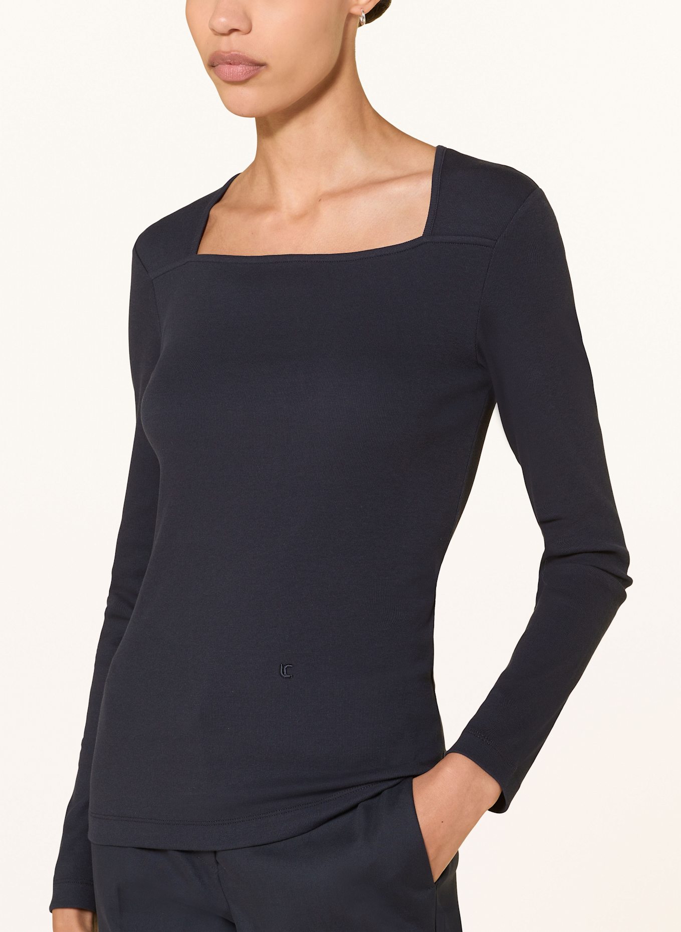 LUISA CERANO Longsleeve: DUNKELBLAU