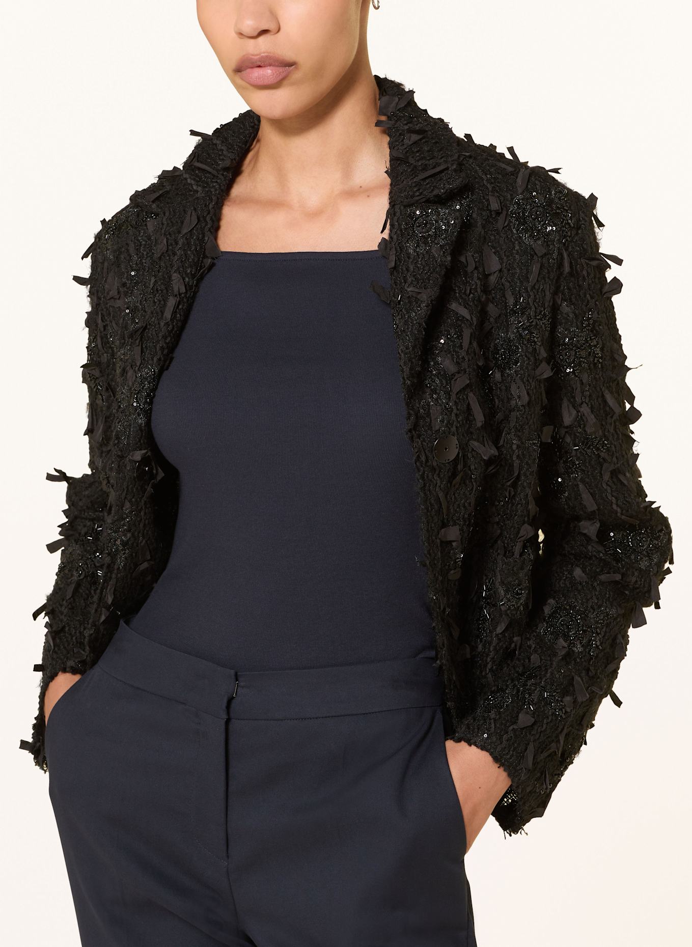 LUISA CERANO Longsleeve: DUNKELBLAU