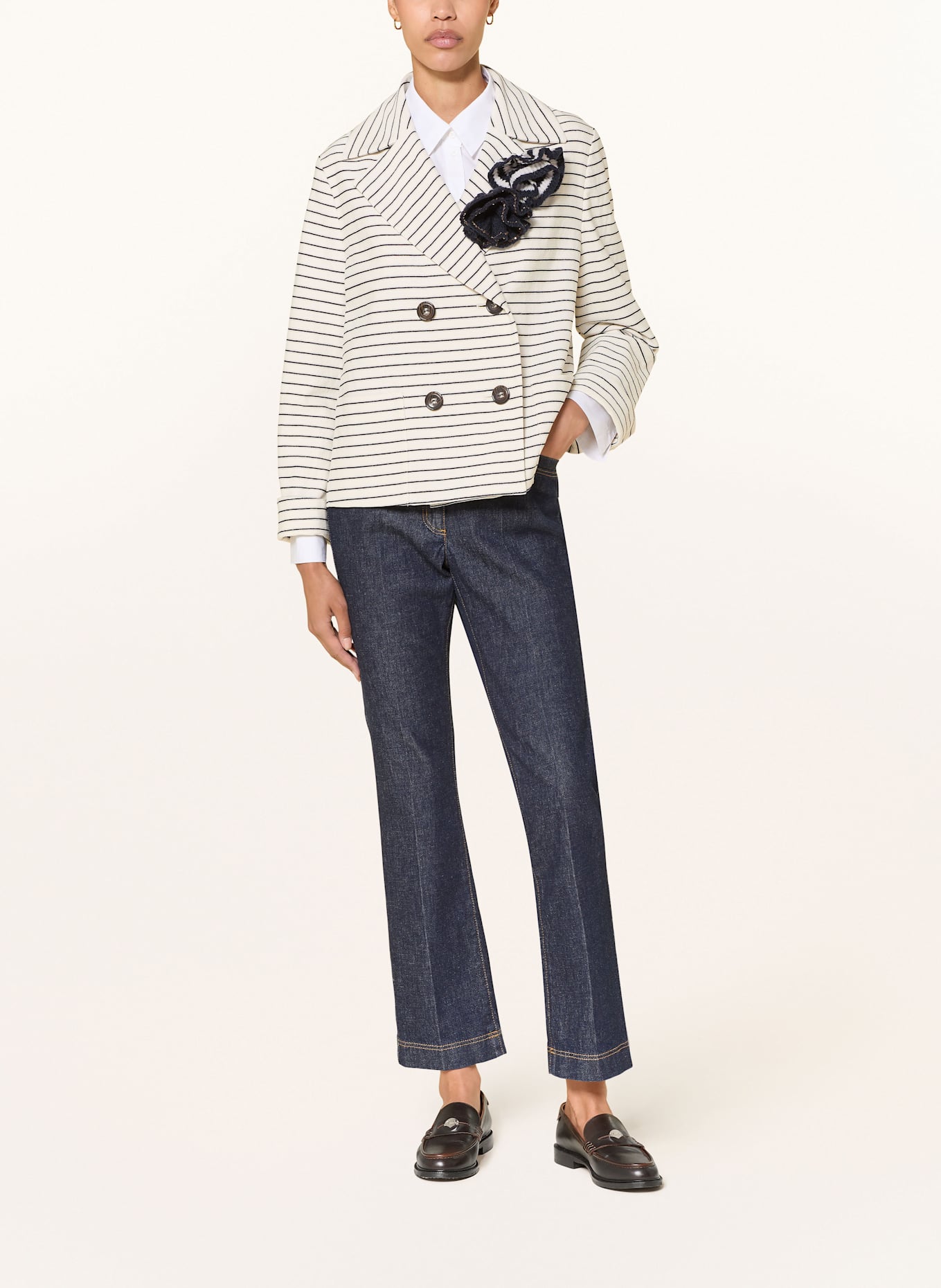 LUISA CERANO Flared Jeans: 252 rinse wash