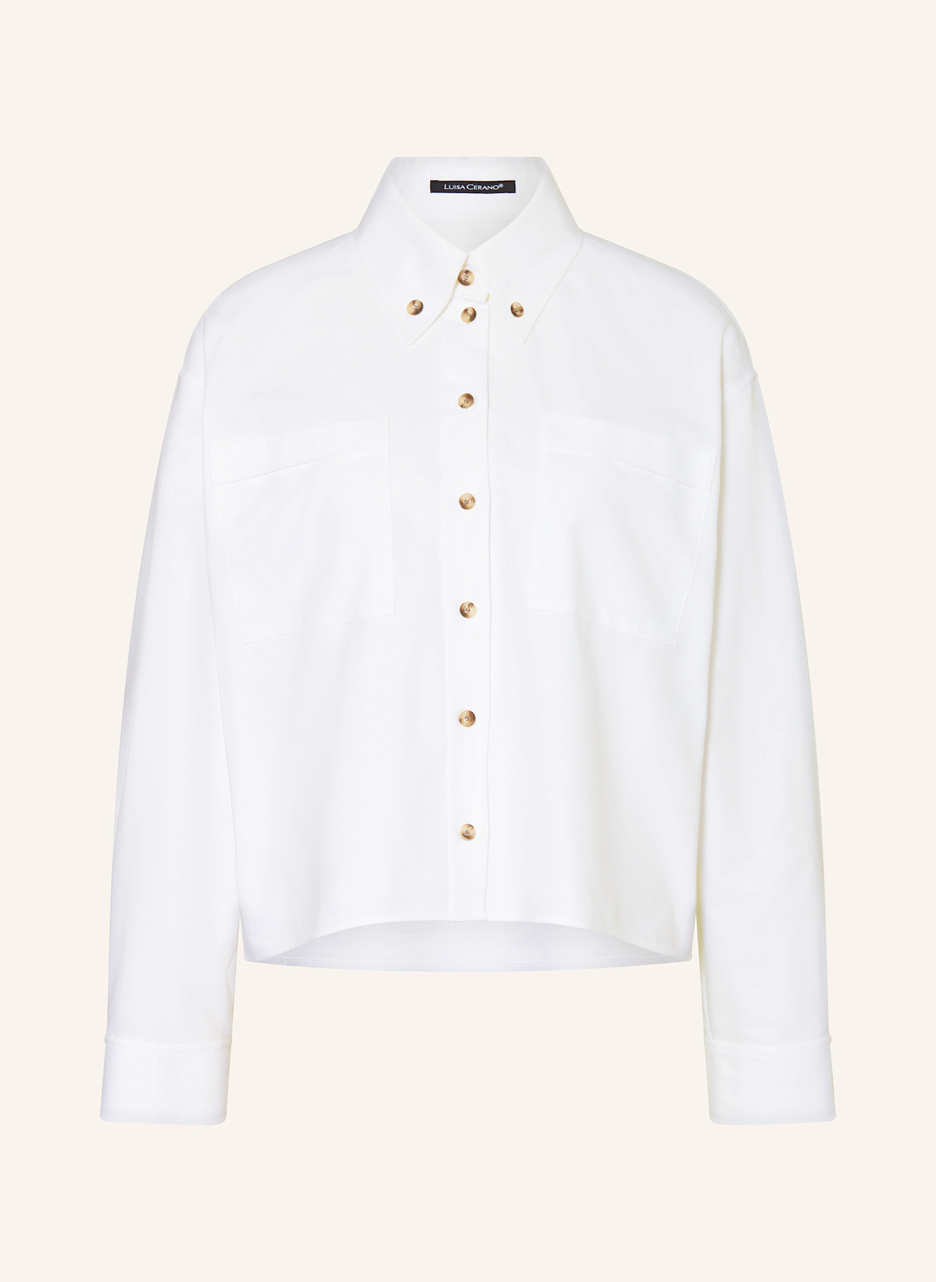 LUISA CERANO Hemdbluse: WEISS