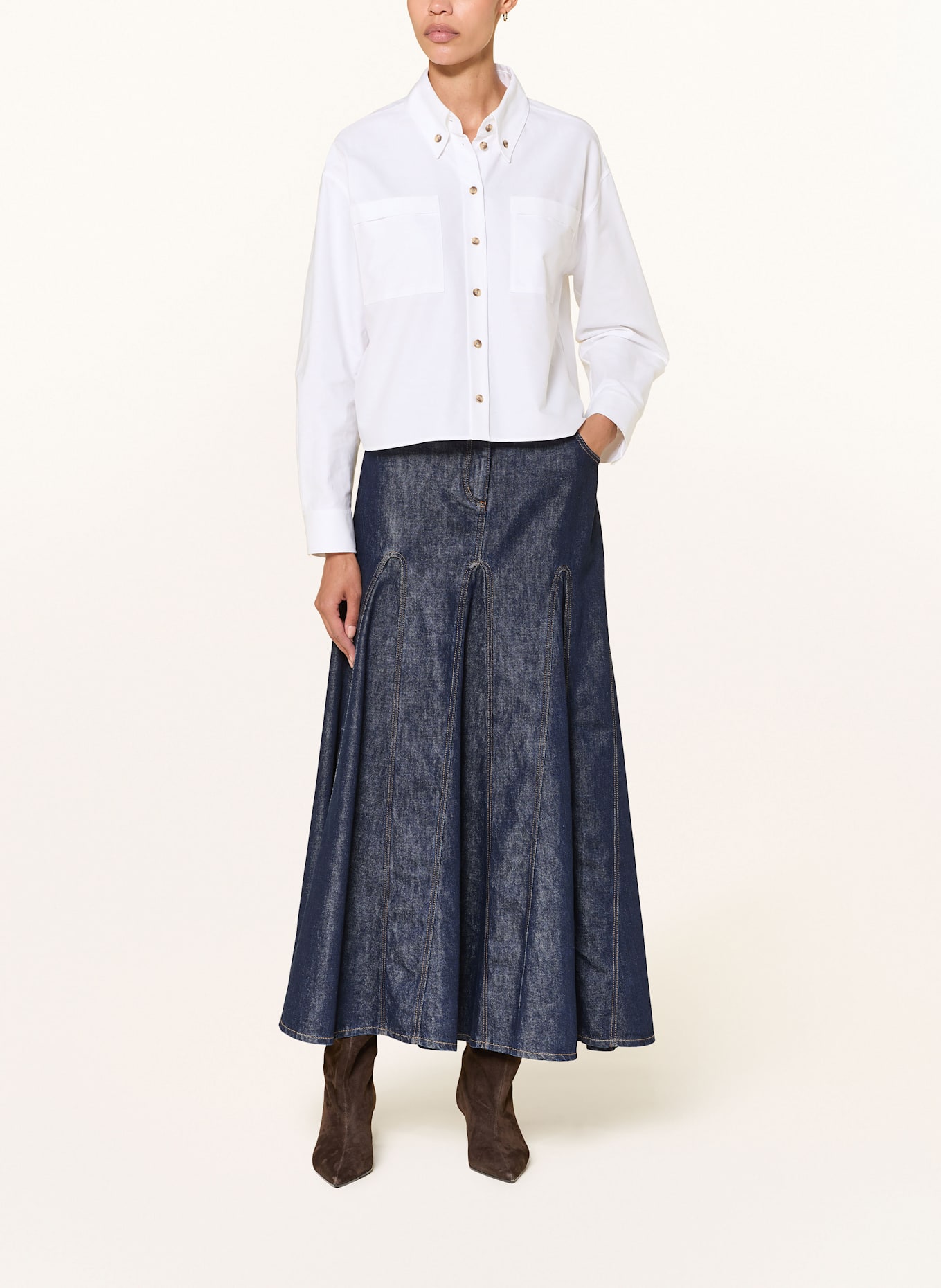 LUISA CERANO Hemdbluse: WEISS