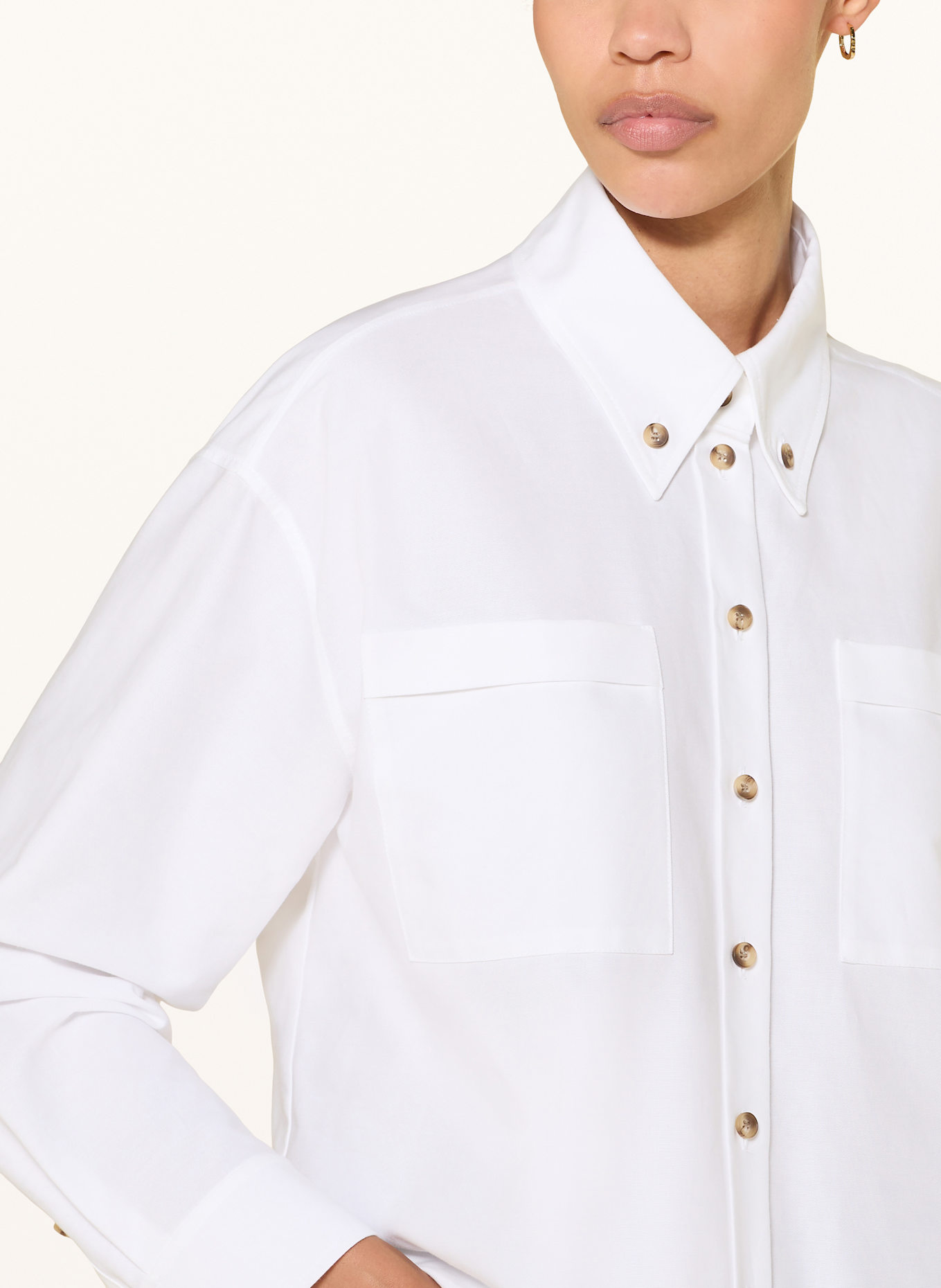 LUISA CERANO Hemdbluse: WEISS