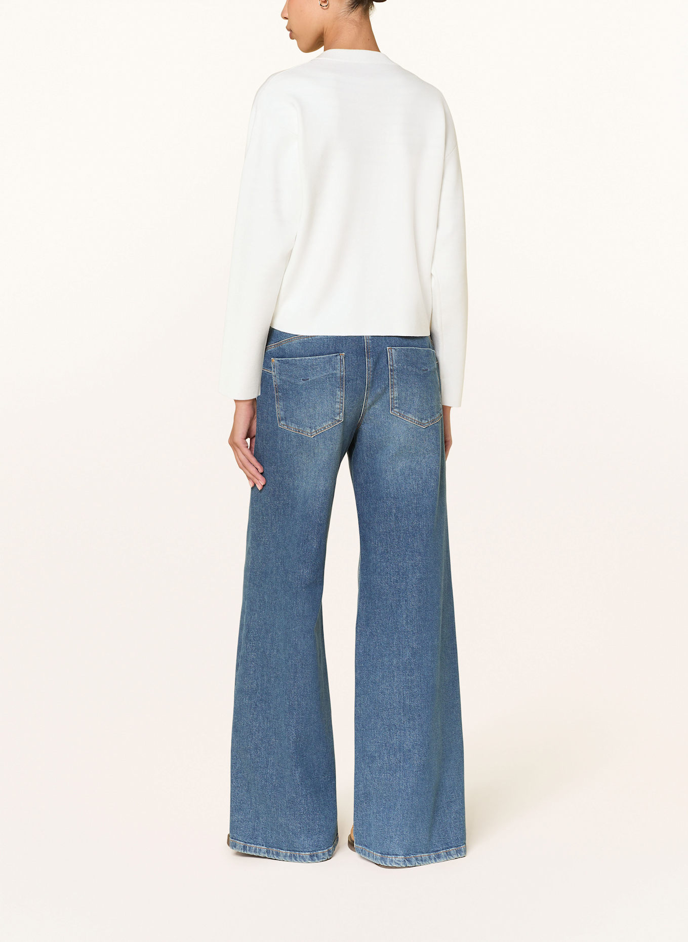 LUISA CERANO Dzianinowe wdzianko: BIAŁY