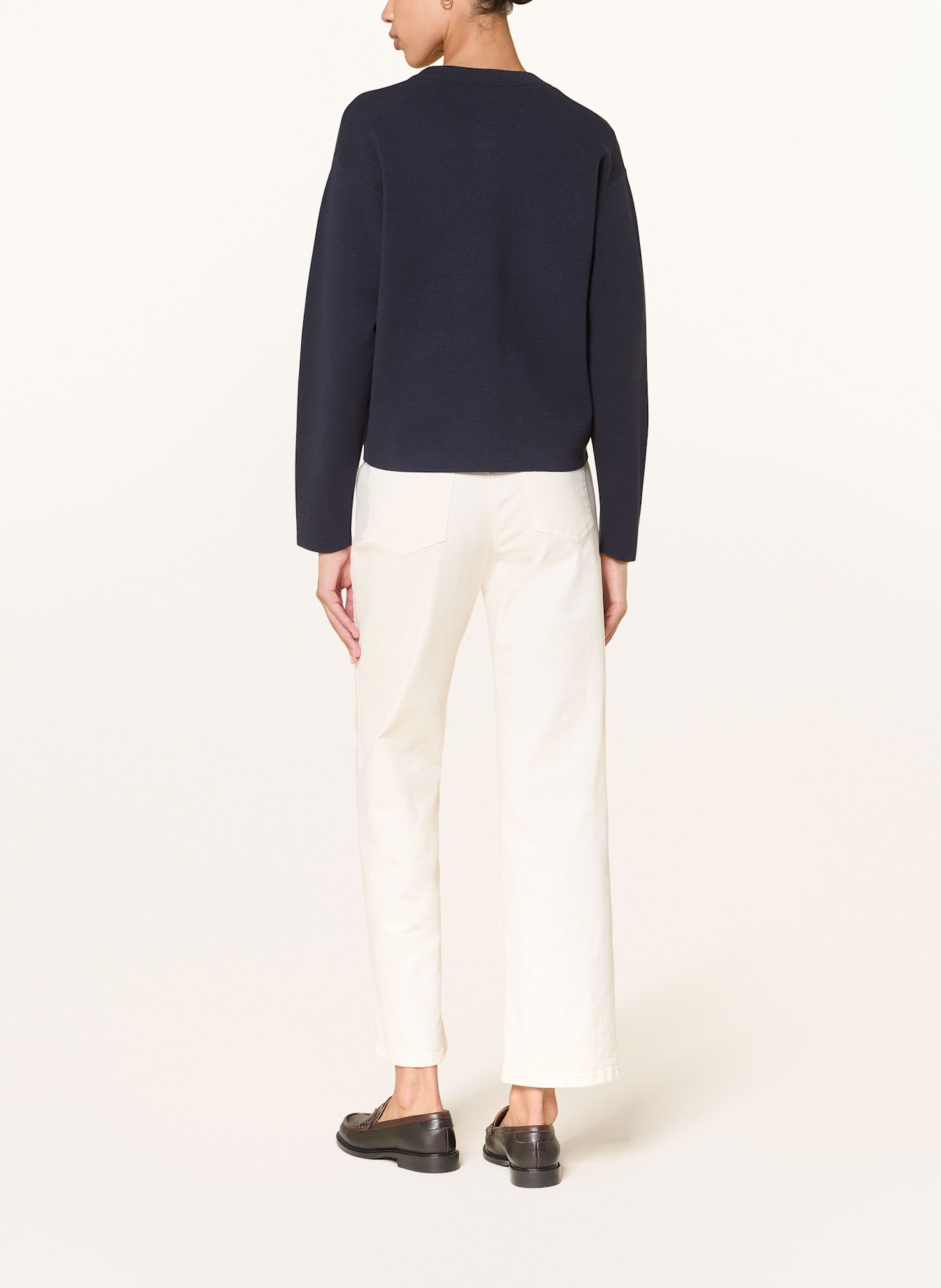 LUISA CERANO Dzianinowe wdzianko: GRANATOWY